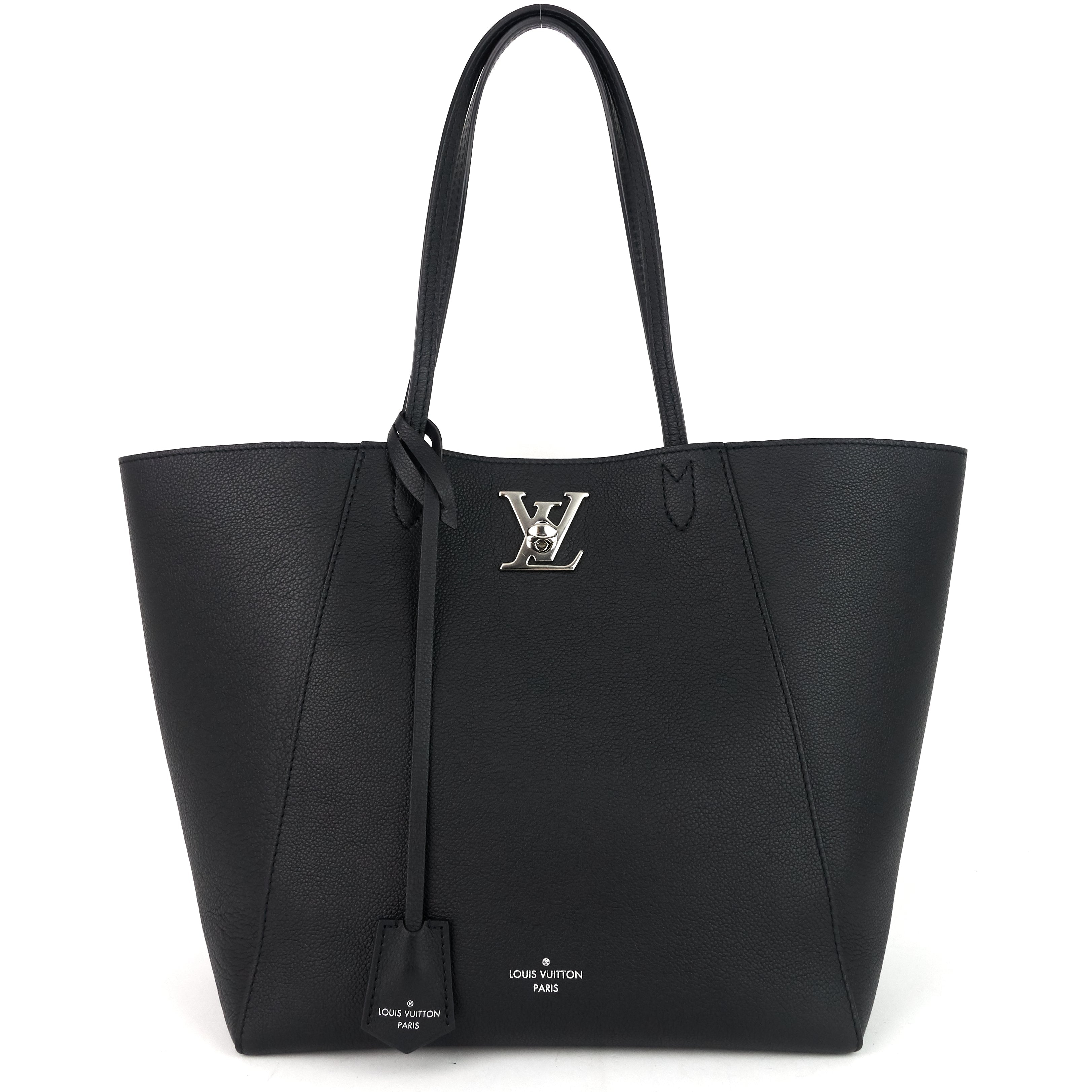 Louis Vuitto LockMe Cabas Calfskin Leather Tote Bag