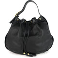 Gucci Drawstring Soft Leather Tote Bag