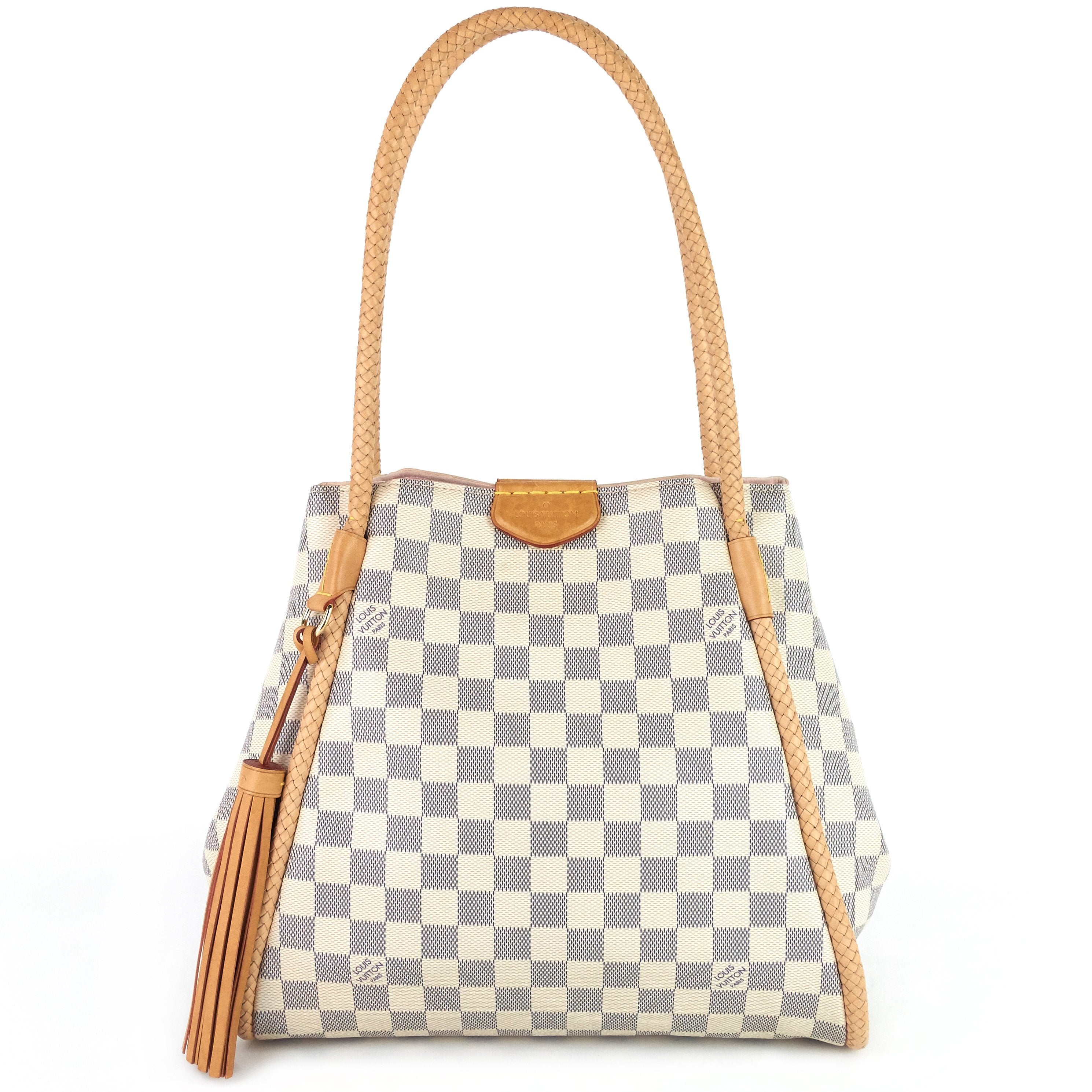 Louis Vuitto Propriano Damier Azur Canvas Tote Bag