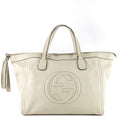 Gucci Soho Working Large Leather Tassels Tote Bag