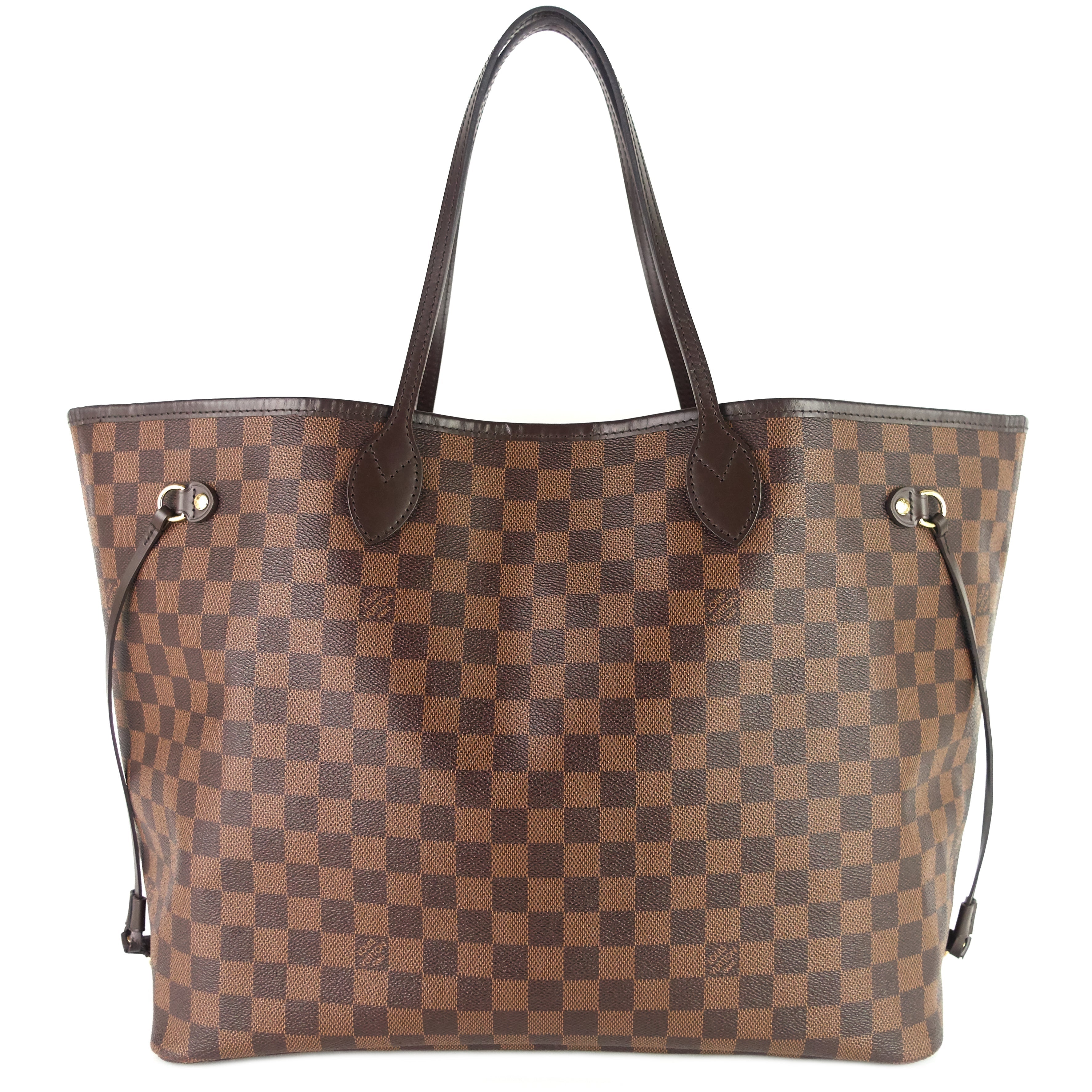 Louis Vuitto Neverfull GM Damier Ebene Canvas Tote Bag