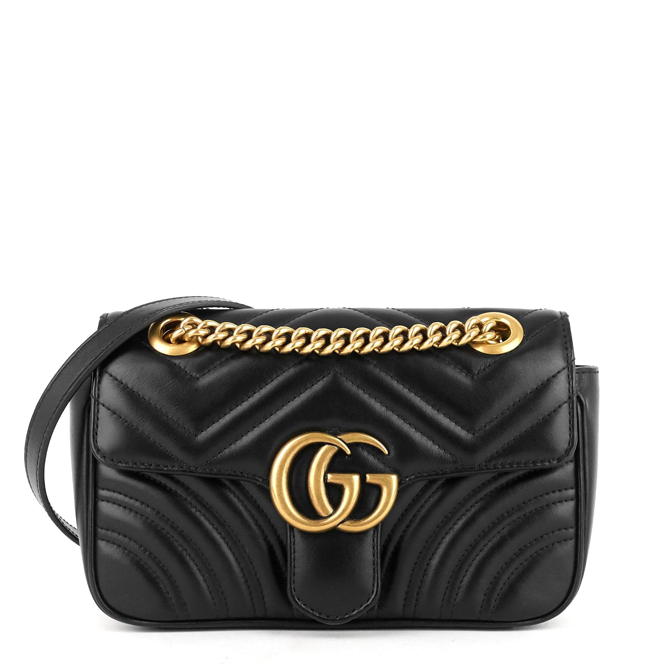 Gucci Marmont Mini Matelass� Leather Shoulder Bag