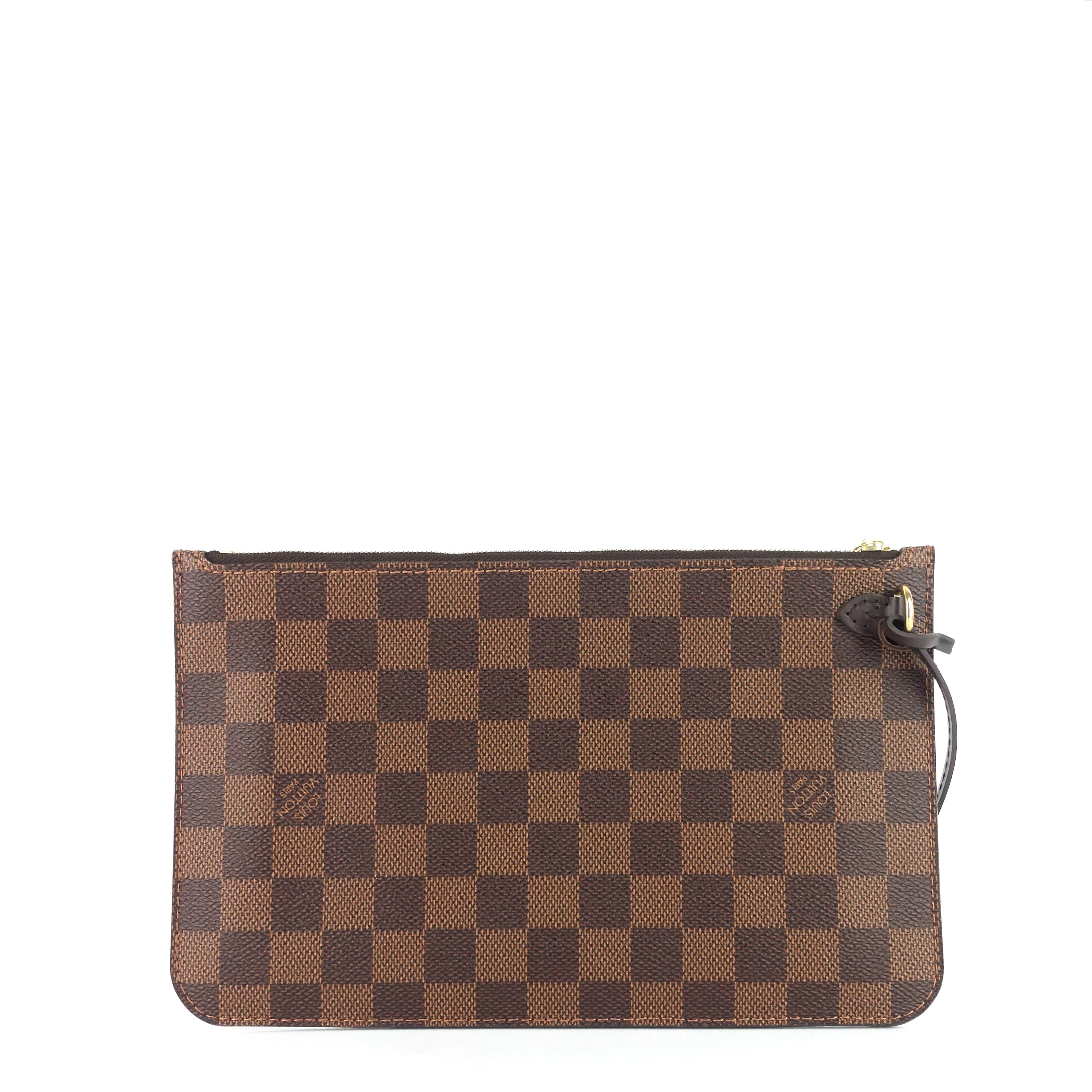 Louis Vuitto Neverfull GM with Pouch Damier Ebene Tote Bag