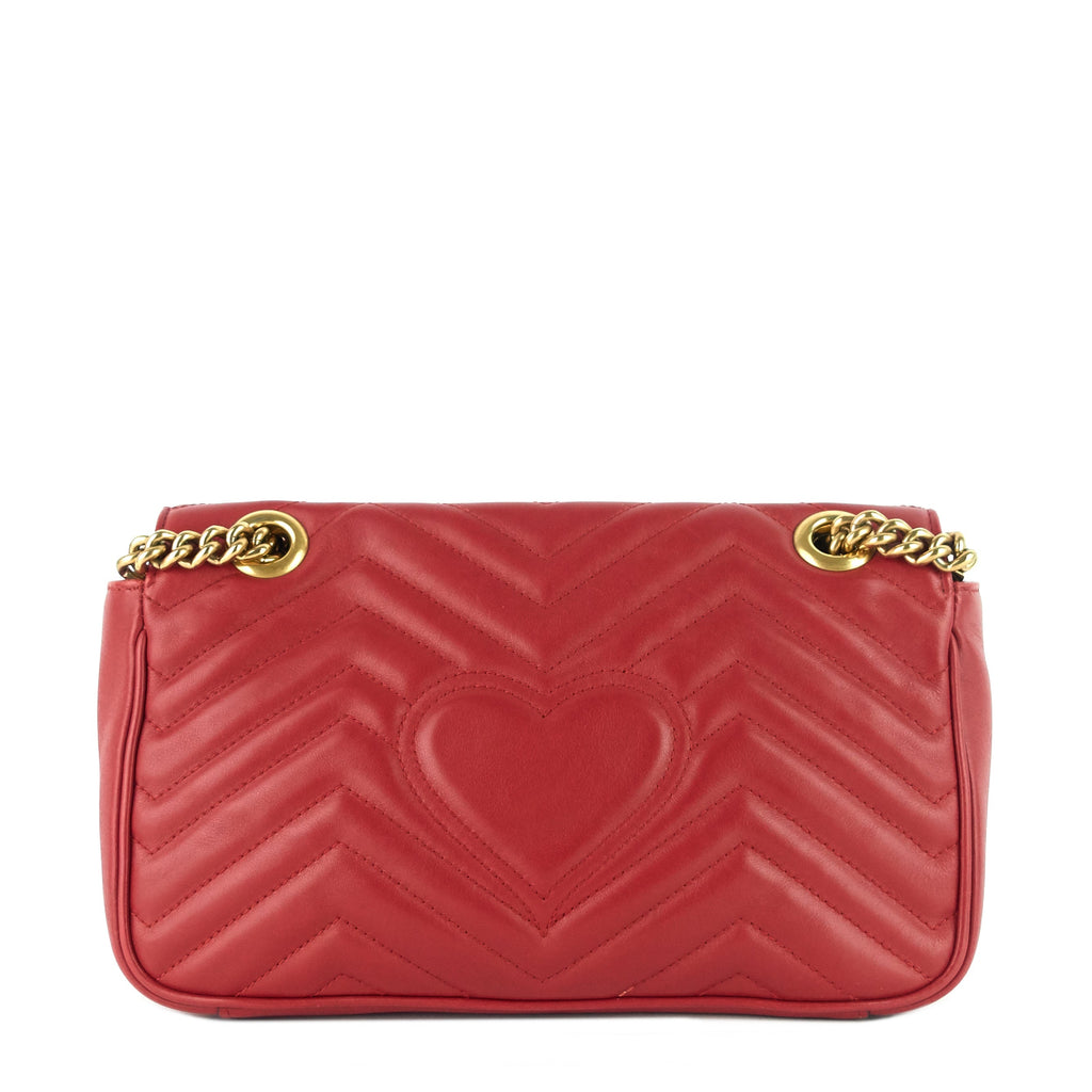 Gucci GG Marmont Small Matelass� Calfskin Leather Shoulder Bag