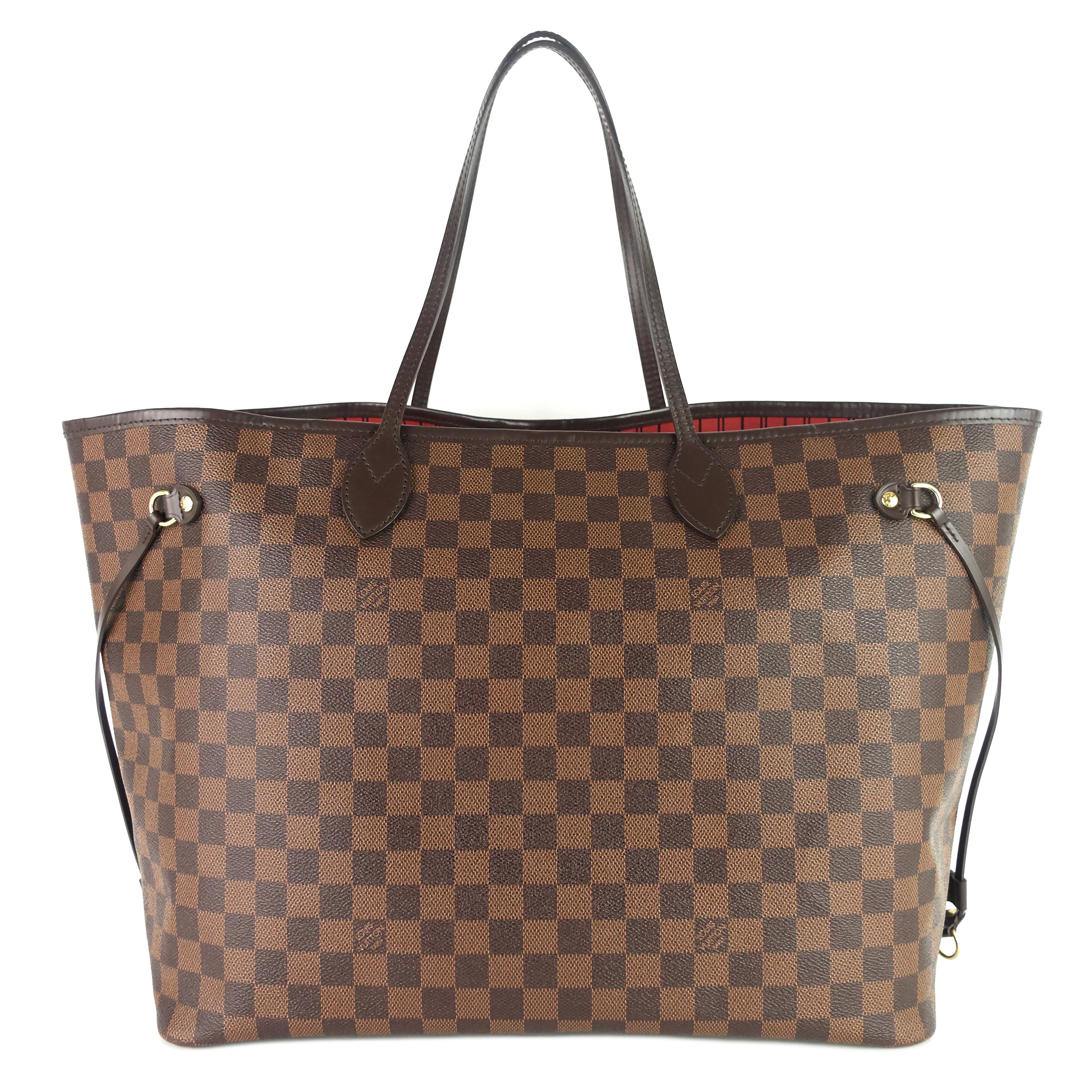 Louis Vuitto Neverfull GM Damier Ebene Canvas Tote Bag