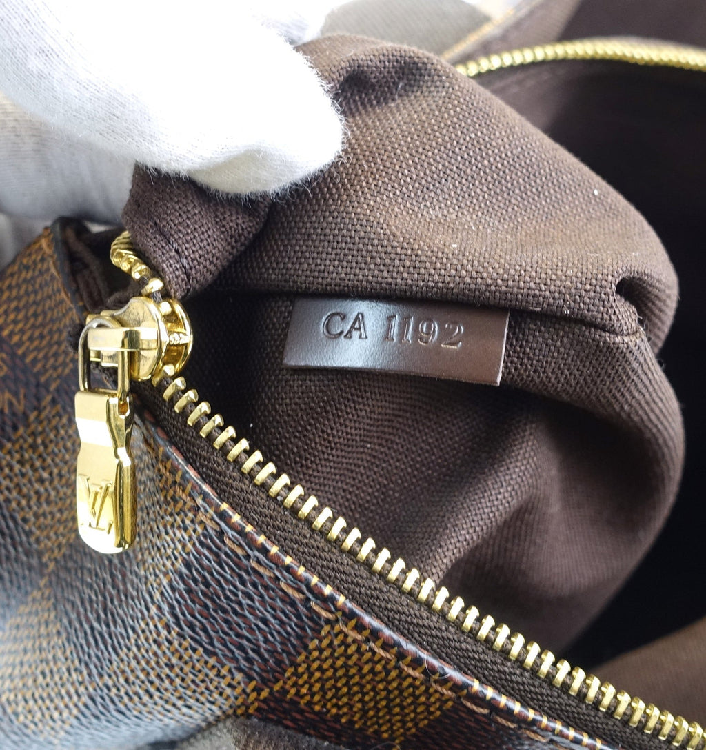 Louis Vuitto Cabas Beaubourg Damier Ebene Canvas Tote Bag