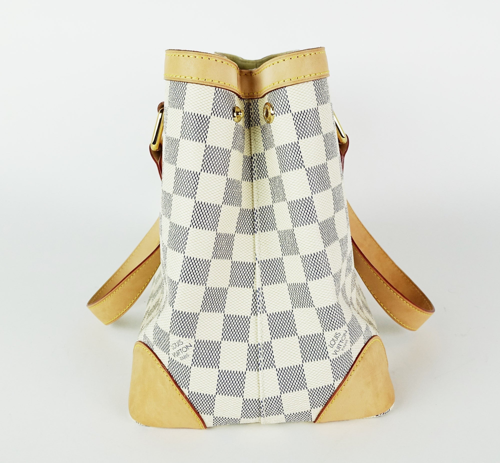 Louis Vuitto Hampstead PM Damier Azur Canvas Tote Bag