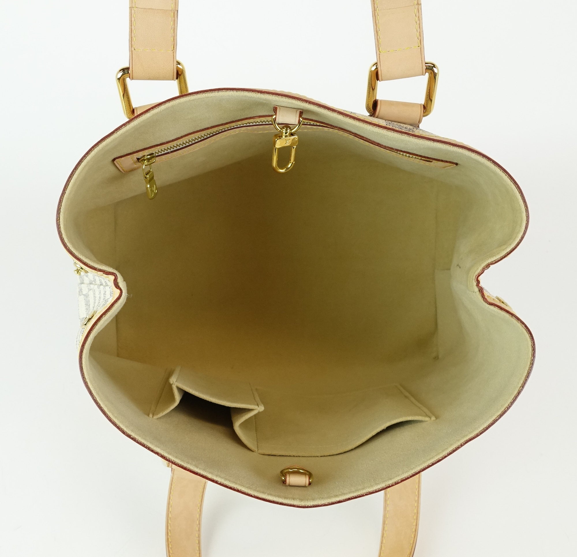 Louis Vuitto Hampstead PM Damier Azur Canvas Tote Bag