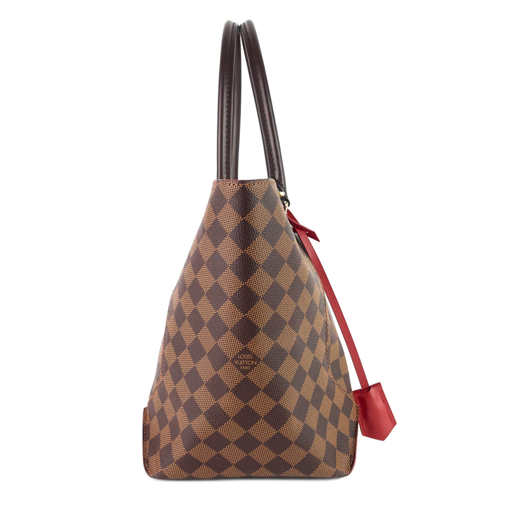 Louis Vuitto Caissa MM Damier Ebene Canvas Tote Bag