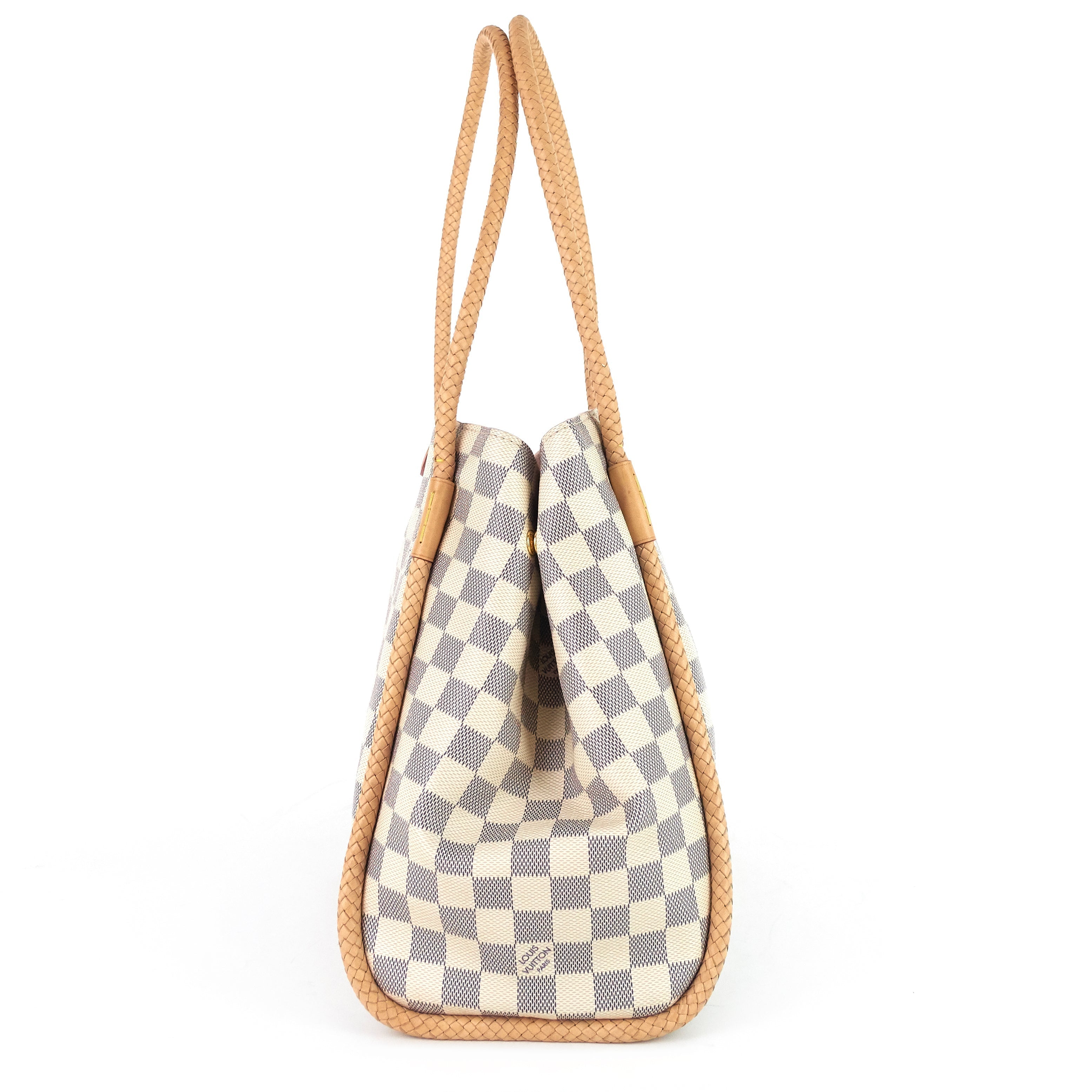 Louis Vuitto Propriano Damier Azur Canvas Tote Bag