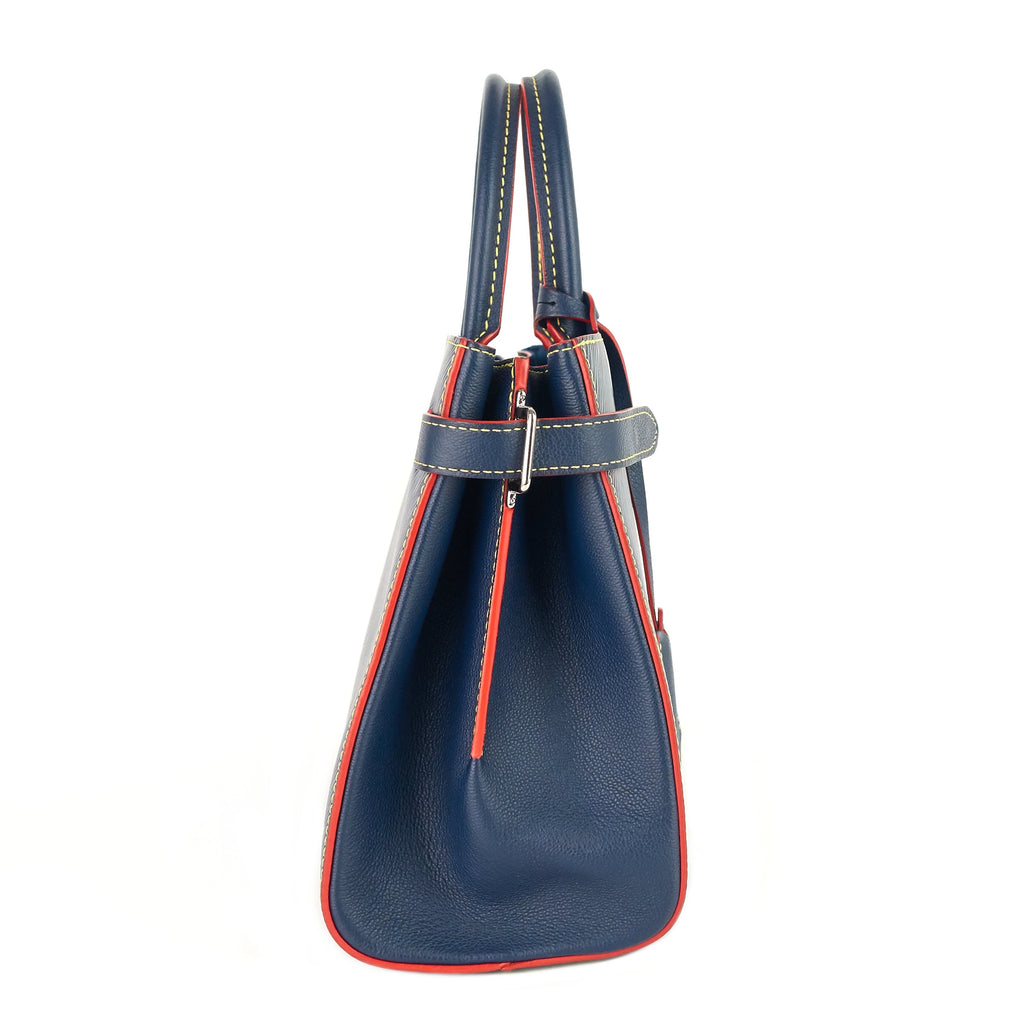 Louis Vuitto Twist Blue Epi Leather Tote Bag