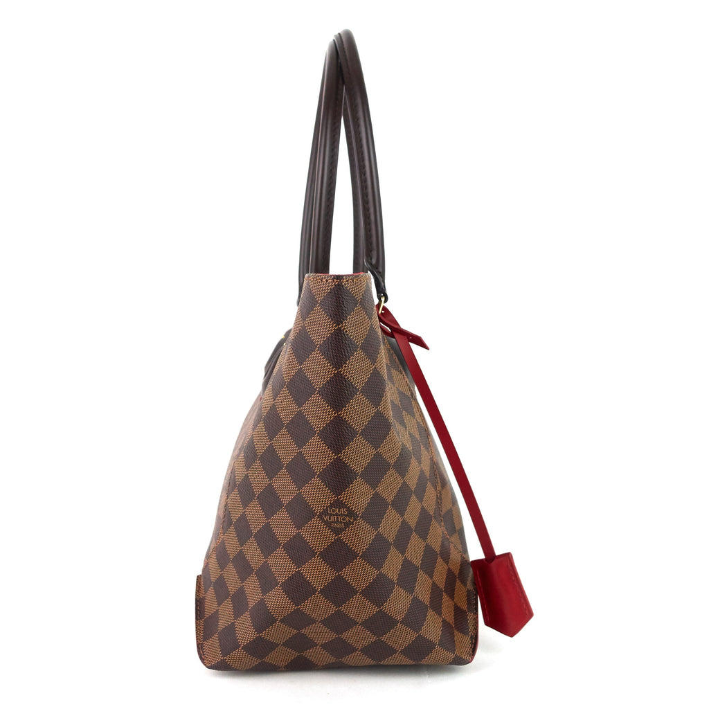 Louis Vuitto Caissa MM Damier Ebene Canvas Tote Bag