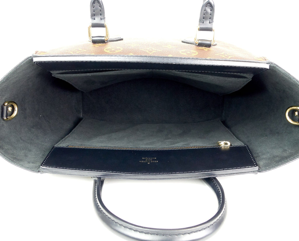 Louis Vuitto Phenix MM Monogram Canvas and Calfskin Leather Tote Bag