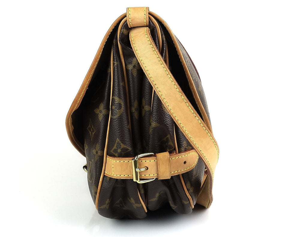 Louis Vuitto Saumur 25 Monogram Canvas Shoulder Bag