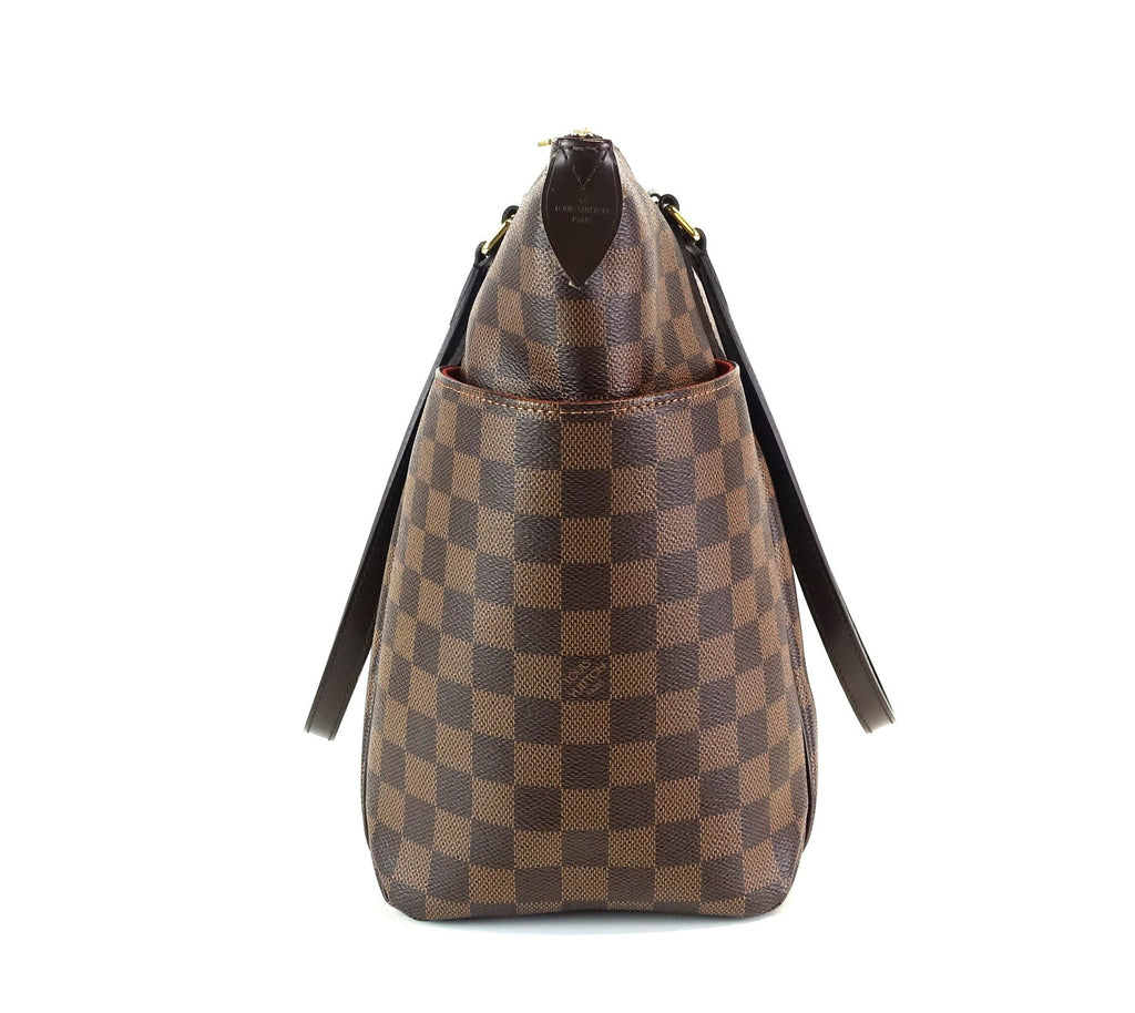 Louis Vuitto Totally MM Damier Ebene Canvas Shoulder Bag