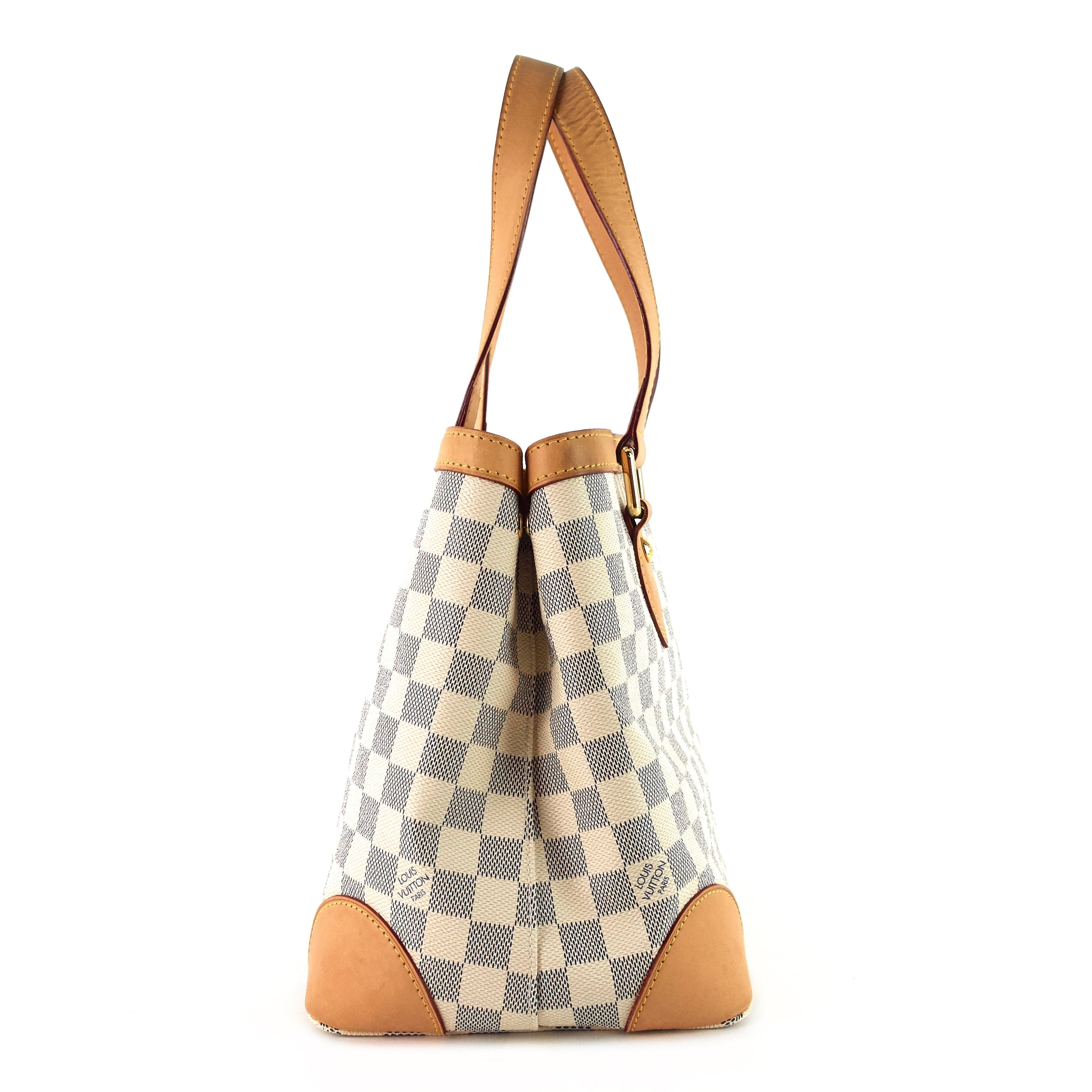 Louis Vuitto Hampstead PM Damier Azur Canvas Tote Bag