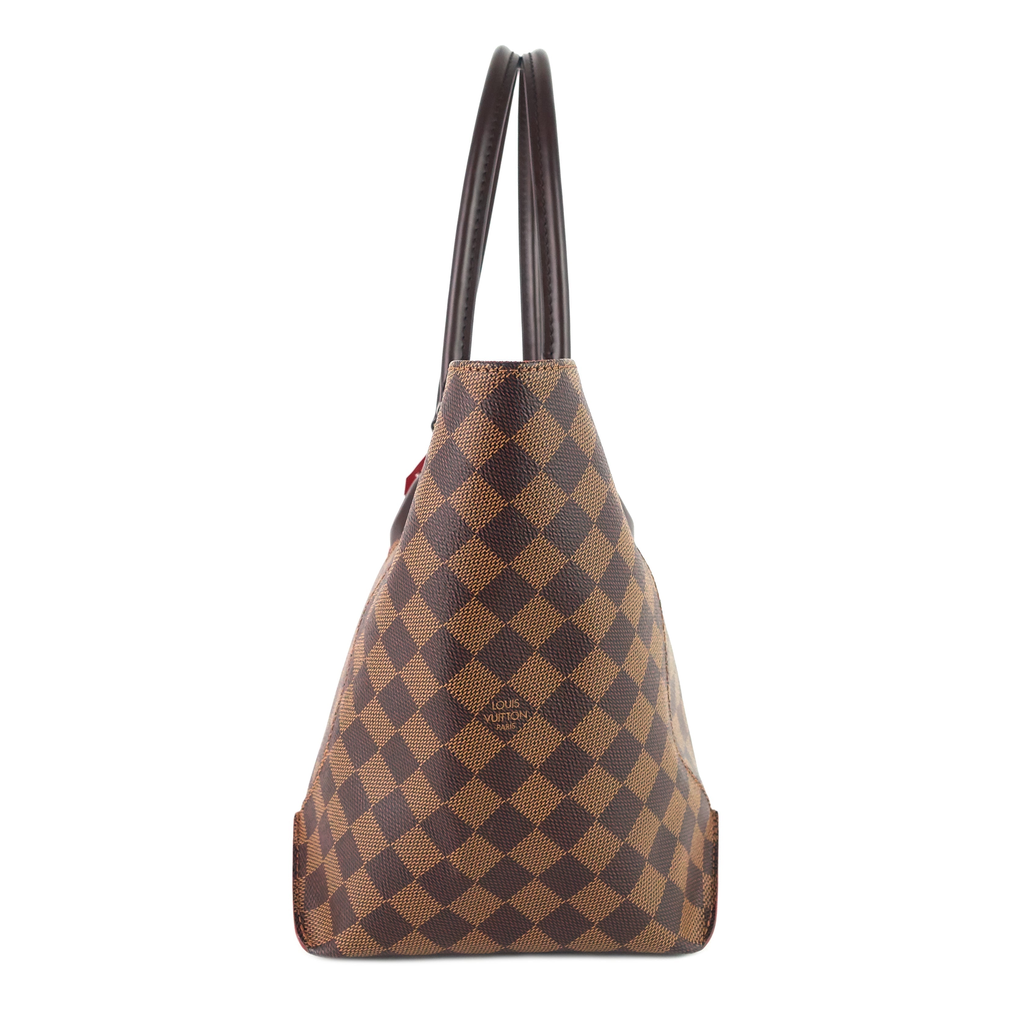 Louis Vuitto Caissa MM Damier Ebene Canvas Tote Bag