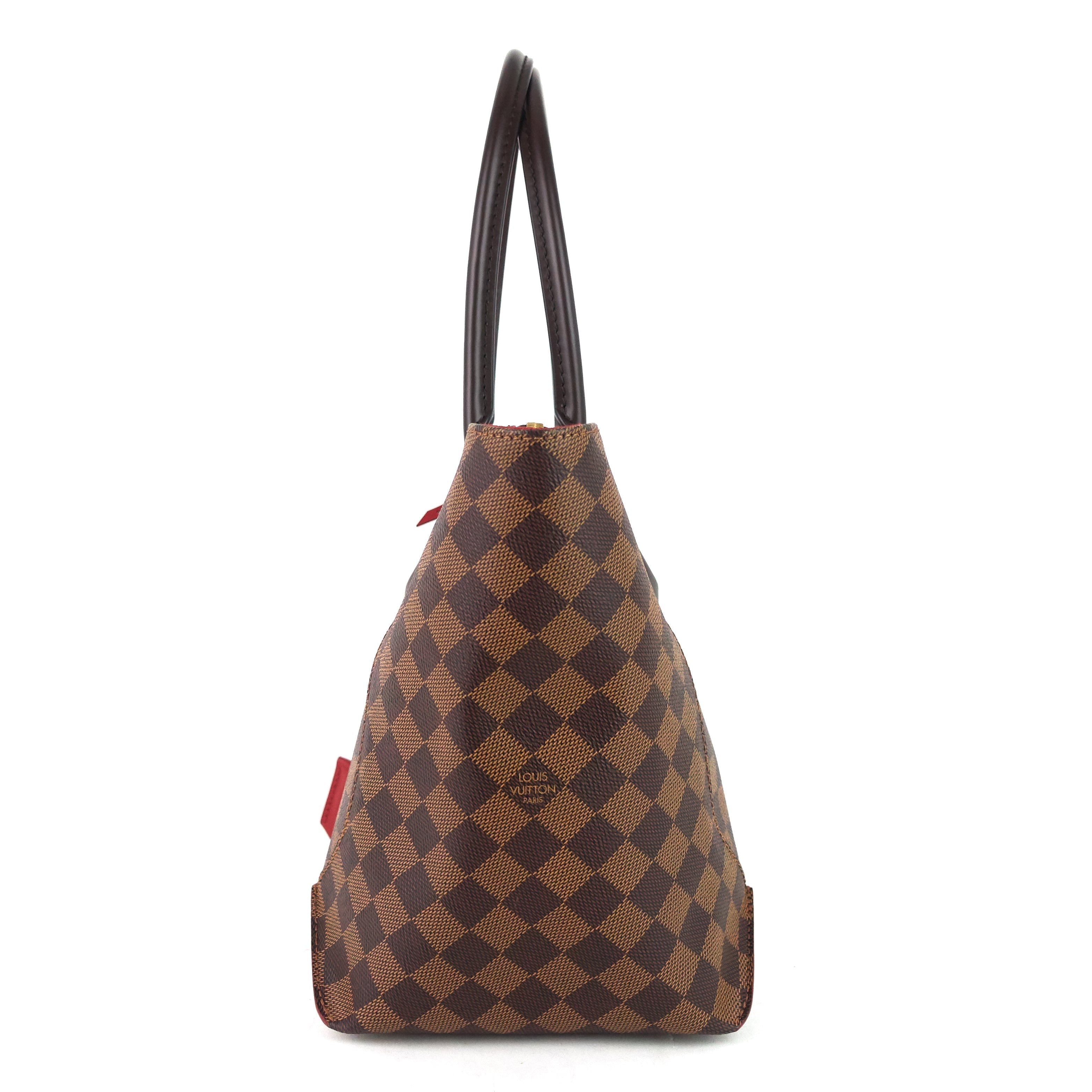 Louis Vuitto Caissa MM Damier Ebene Canvas Tote Bag