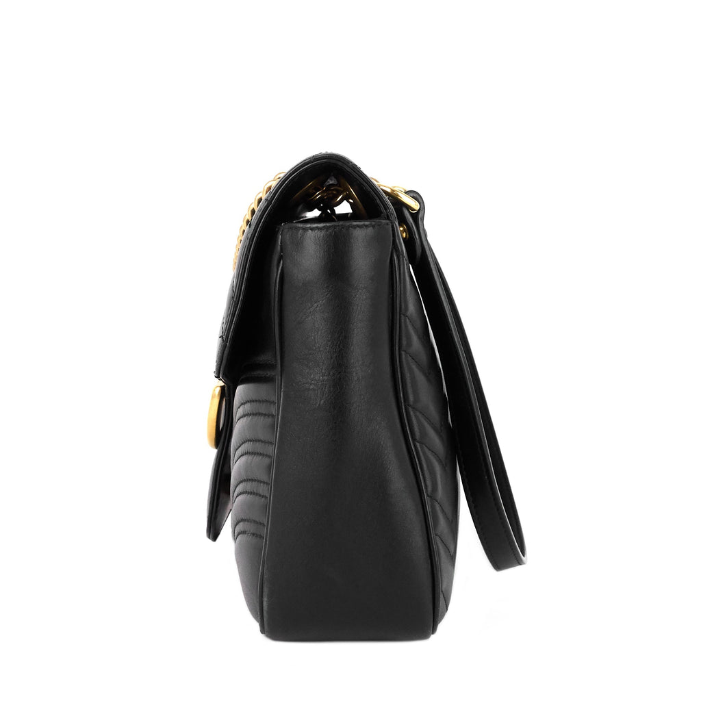 Gucci Marmont Medium Matelass� Leather Shoulder Bag