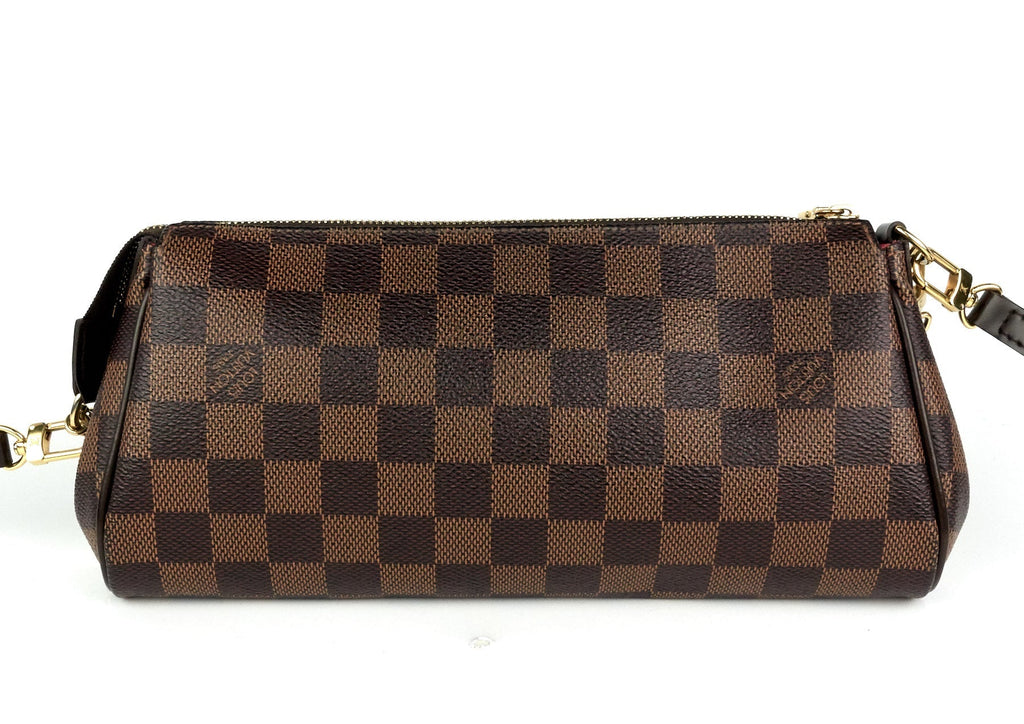 Louis Vuitto Eva Damier Ebene Canvas Shoulder Bag