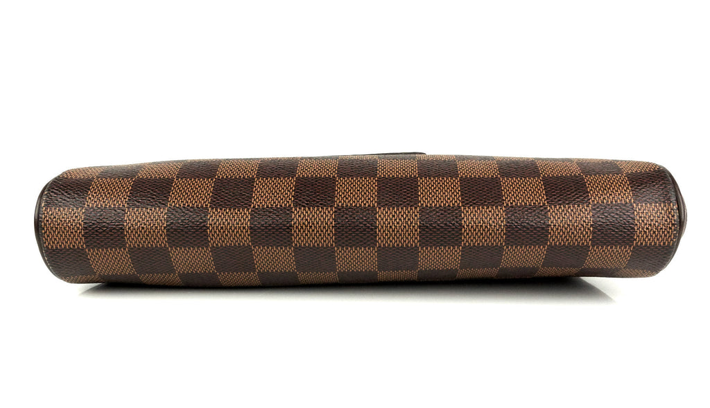 Louis Vuitto Eva Damier Ebene Canvas Shoulder Bag