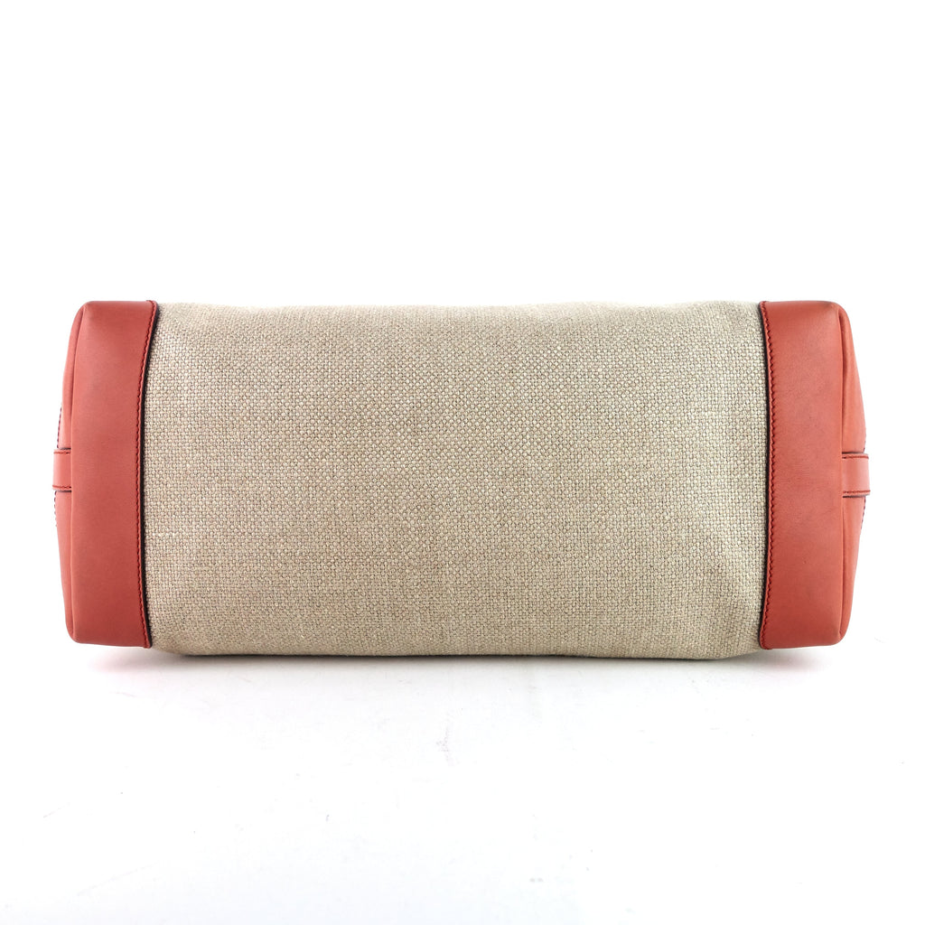 Gucci Canvas Craft Tote Bag