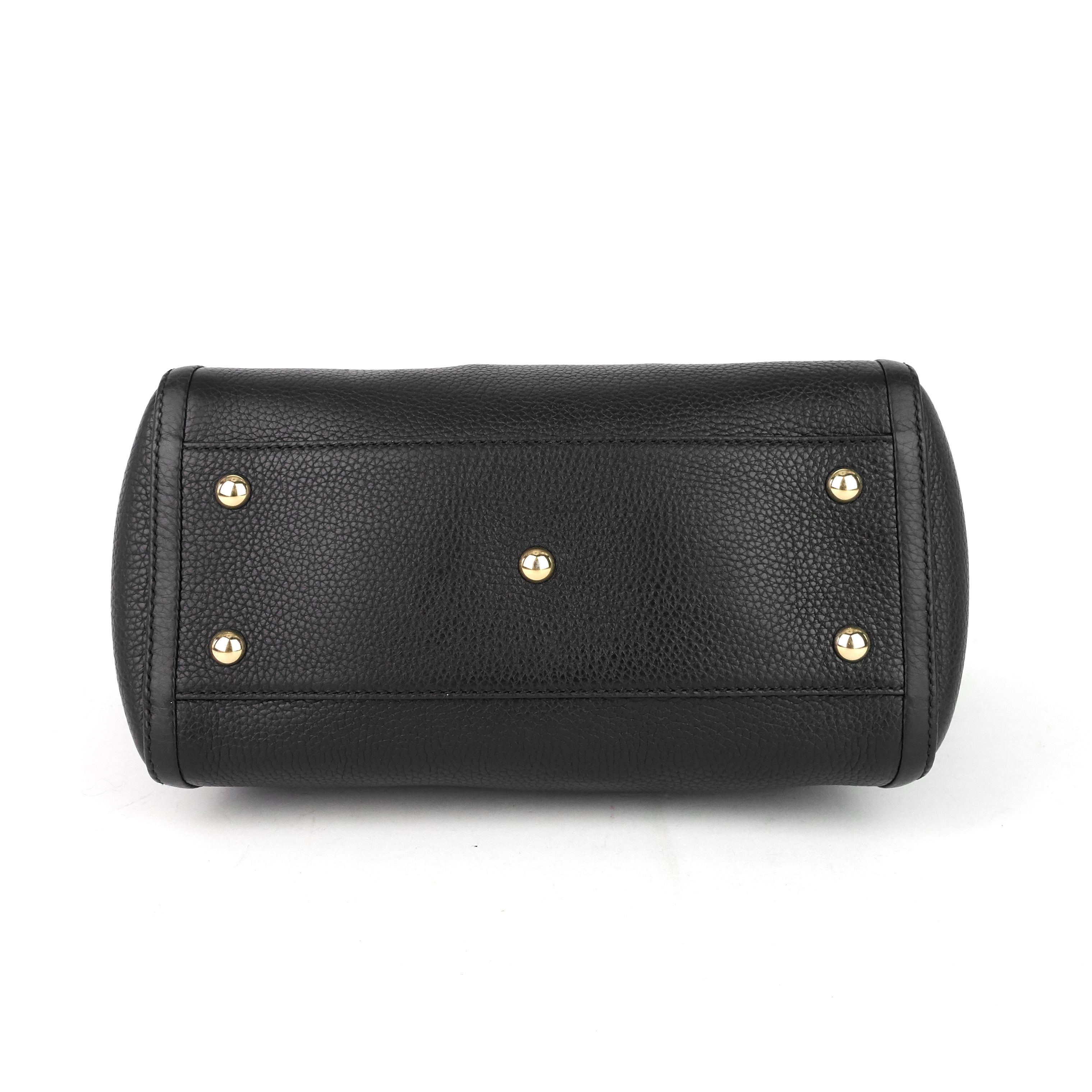 Gucci Soho Pebbled Leather Small Top Handle Tote Bag