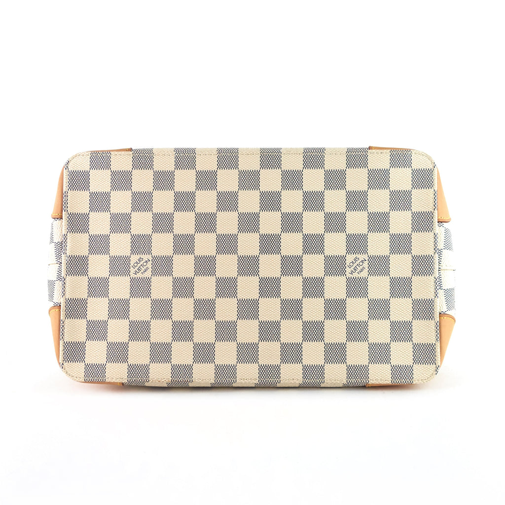 Louis Vuitto Hampstead PM Damier Azur Canvas Tote Bag