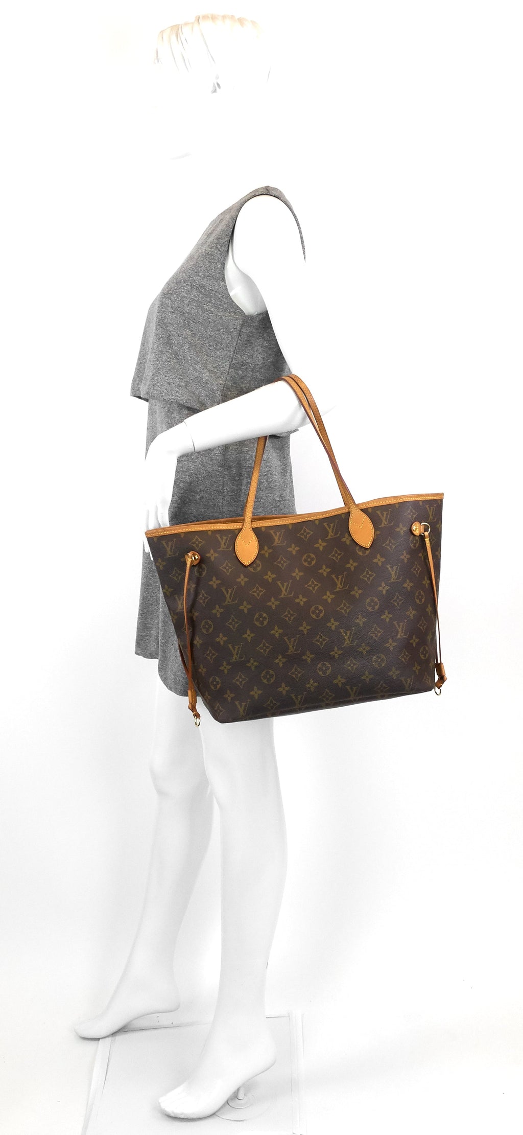 Louis Vuitto Neverfull MM Monogram Canvas Tote Bag