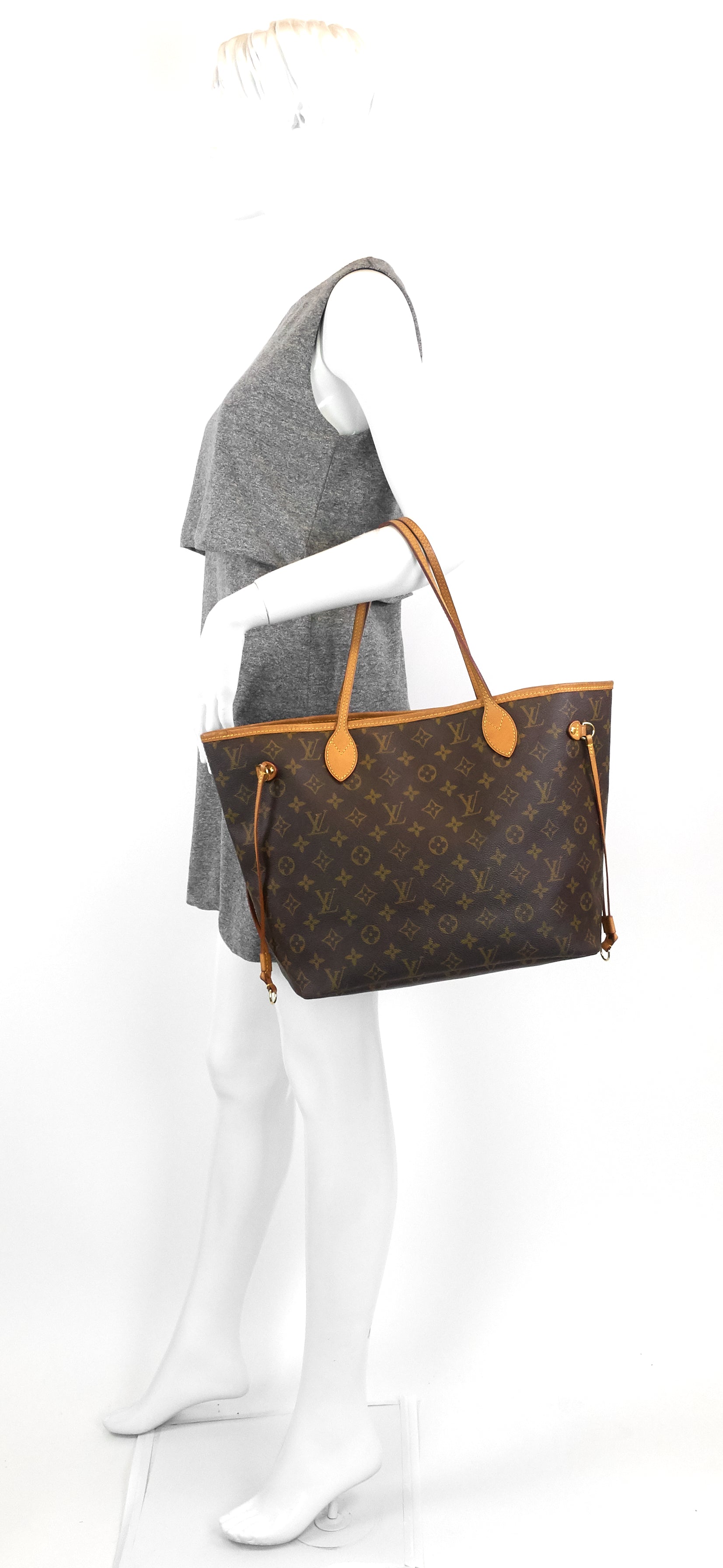 Louis Vuitto Neverfull MM Monogram Canvas Tote Bag