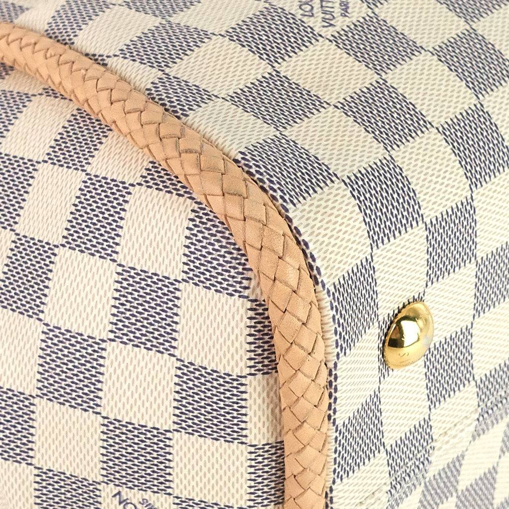 Louis Vuitto Propriano Damier Azur Canvas Tote Bag