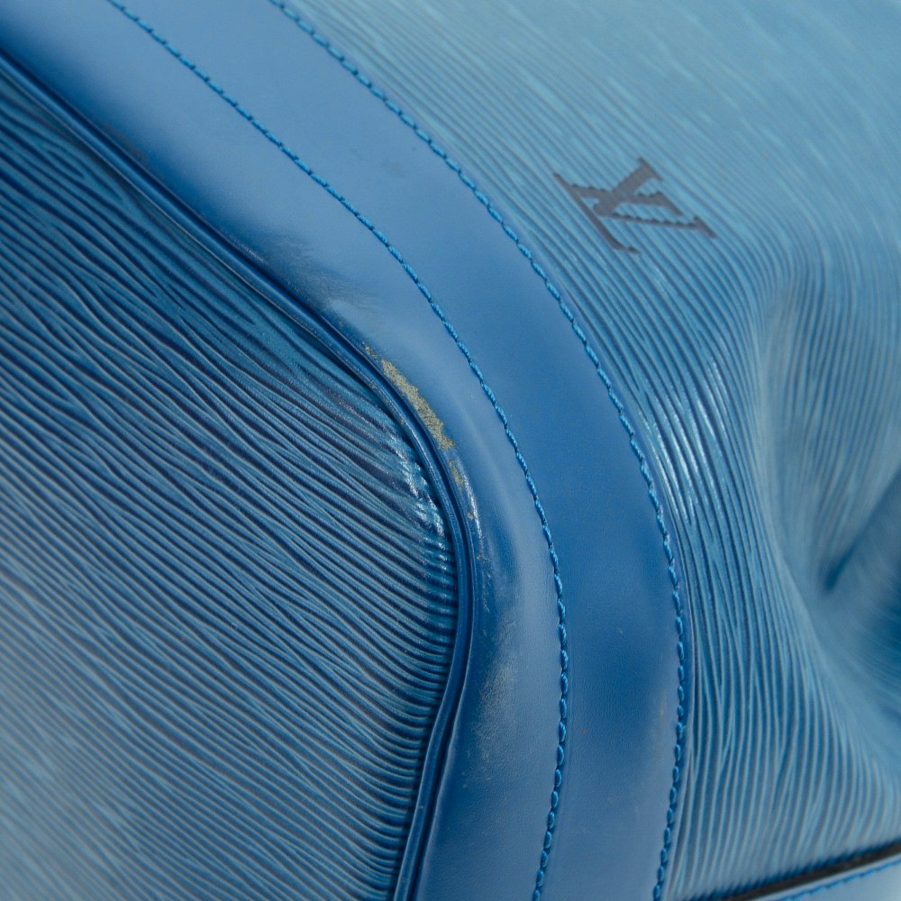 Louis Vuitto Noe Blue Epi Leather Large Shoulder Bag