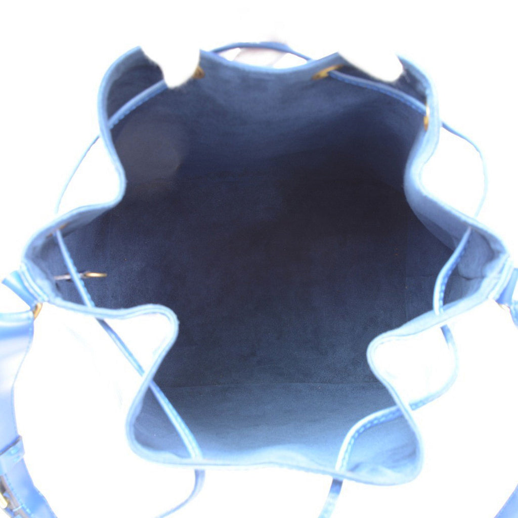 Louis Vuitto Noe Blue Epi Leather Large Shoulder Bag