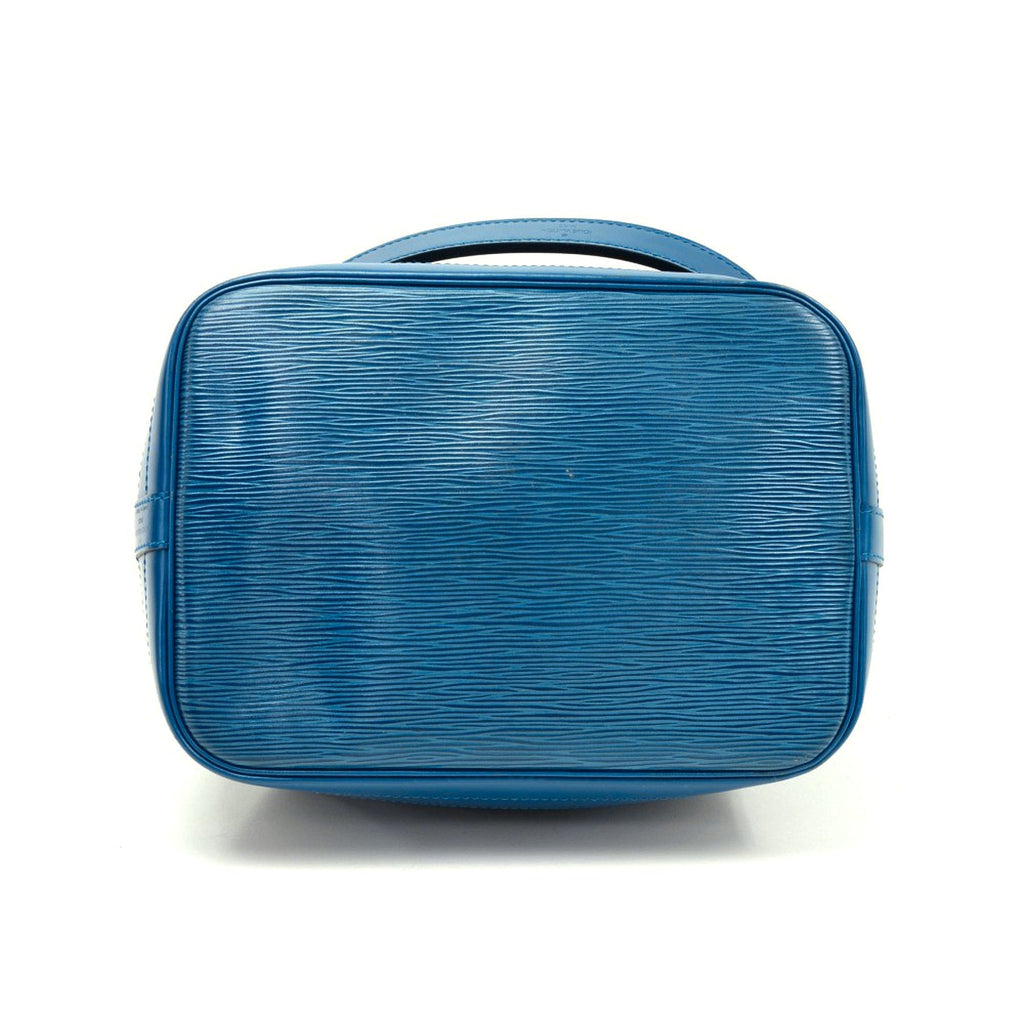 Louis Vuitto Noe Blue Epi Leather Large Shoulder Bag
