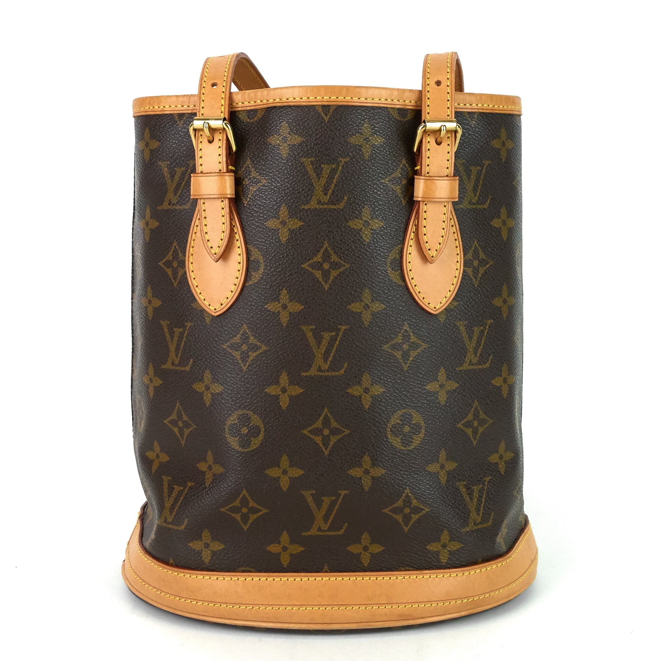 Louis Vuitto Bucket PM Monogram Canvas Shoulder Bag
