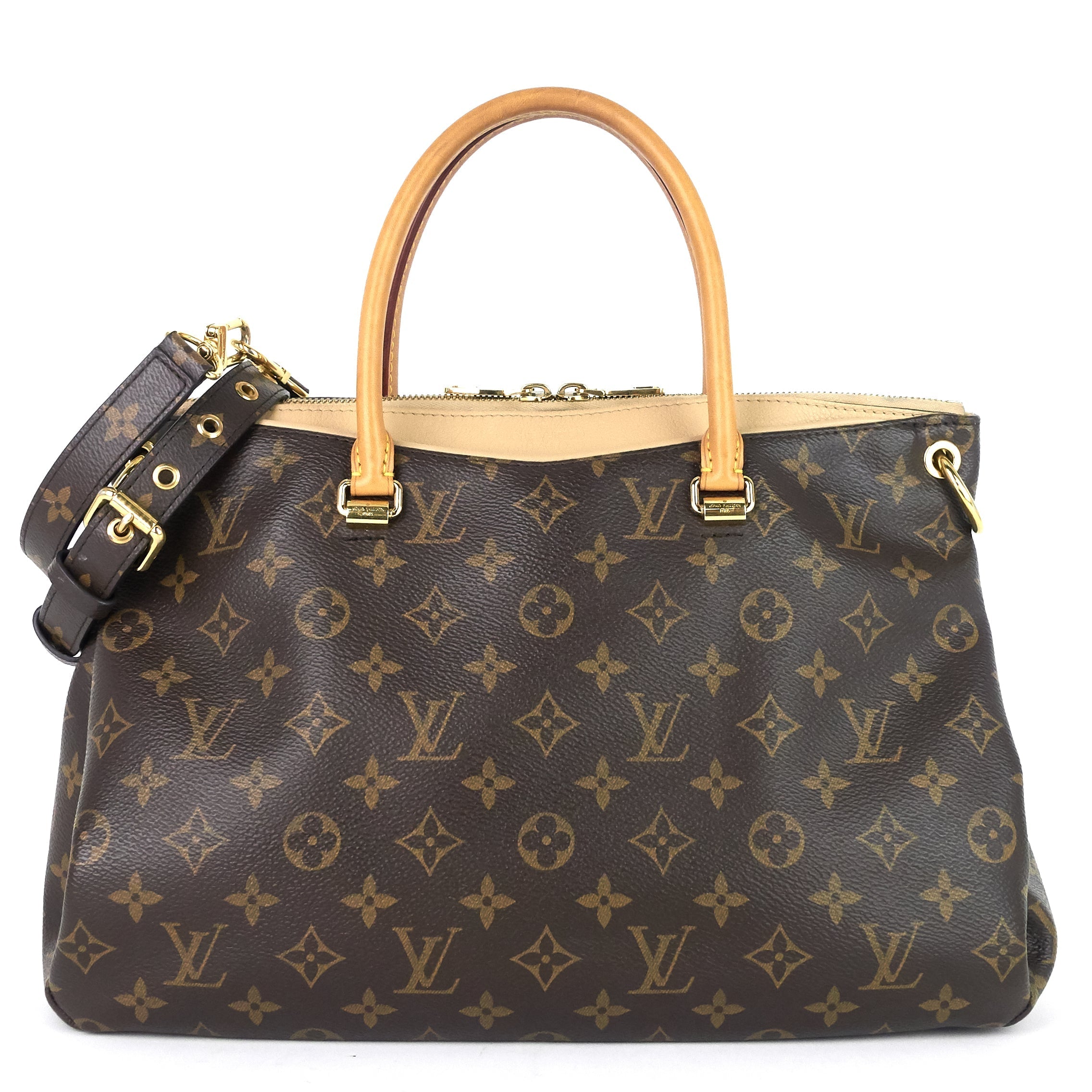 Louis Vuitto Pallas Monogram Canvas Shoulder Bag