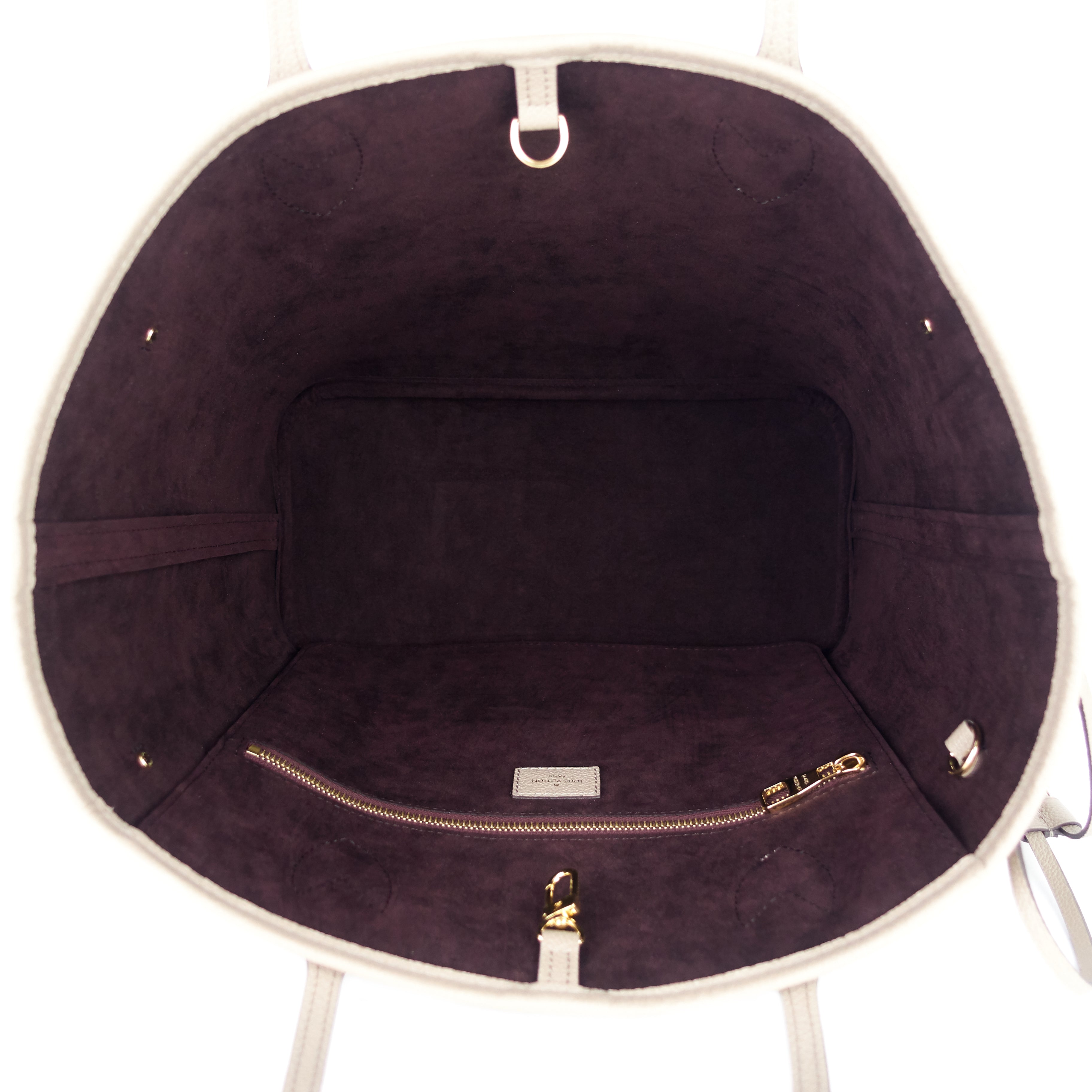 Louis Vuitto Neverfull MM Giant Monogram Empreinte Leather Tote Bag
