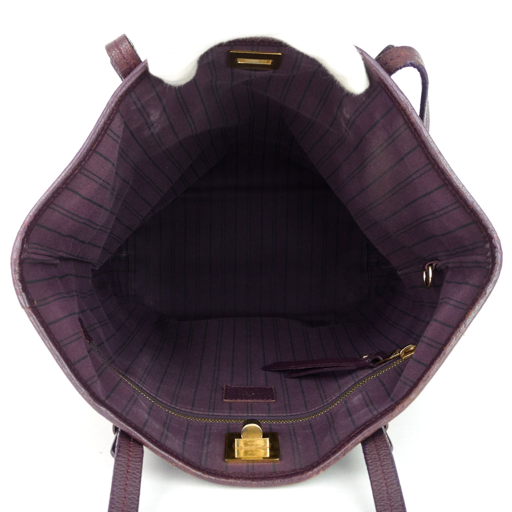 Louis Vuitto Citadine Monogram Empreinte Leather Tote Bag
