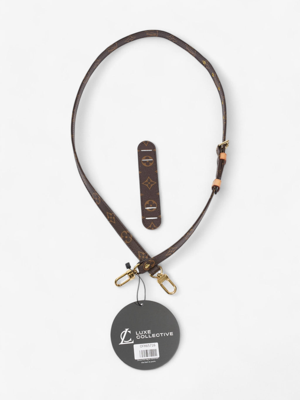 Louis Vuitton Adjustable Shoulder Strap Monogram / Gold Canvas