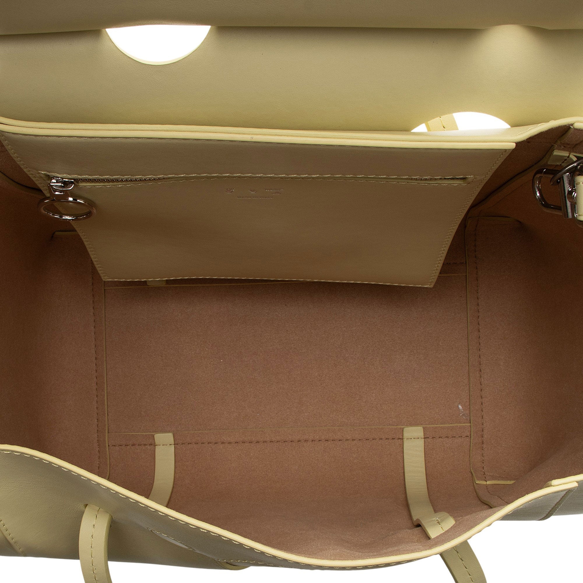 Off-White Leather Burrow 38 Tote