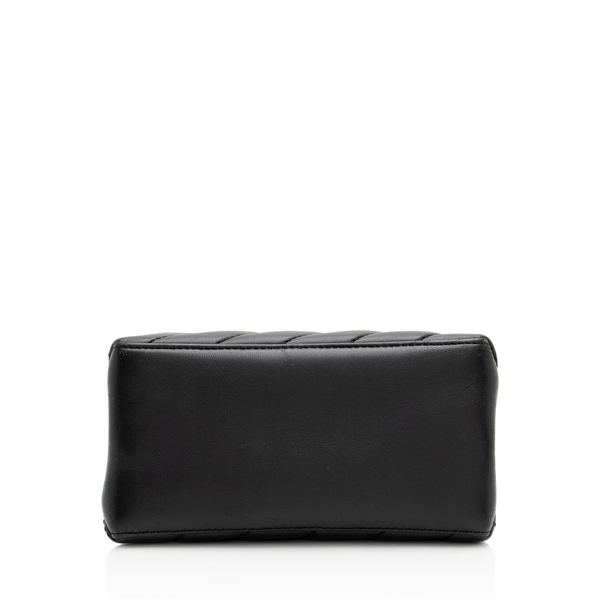 Off-White Quilted Leather Jackhammer 19 Chain Shoulder Bag