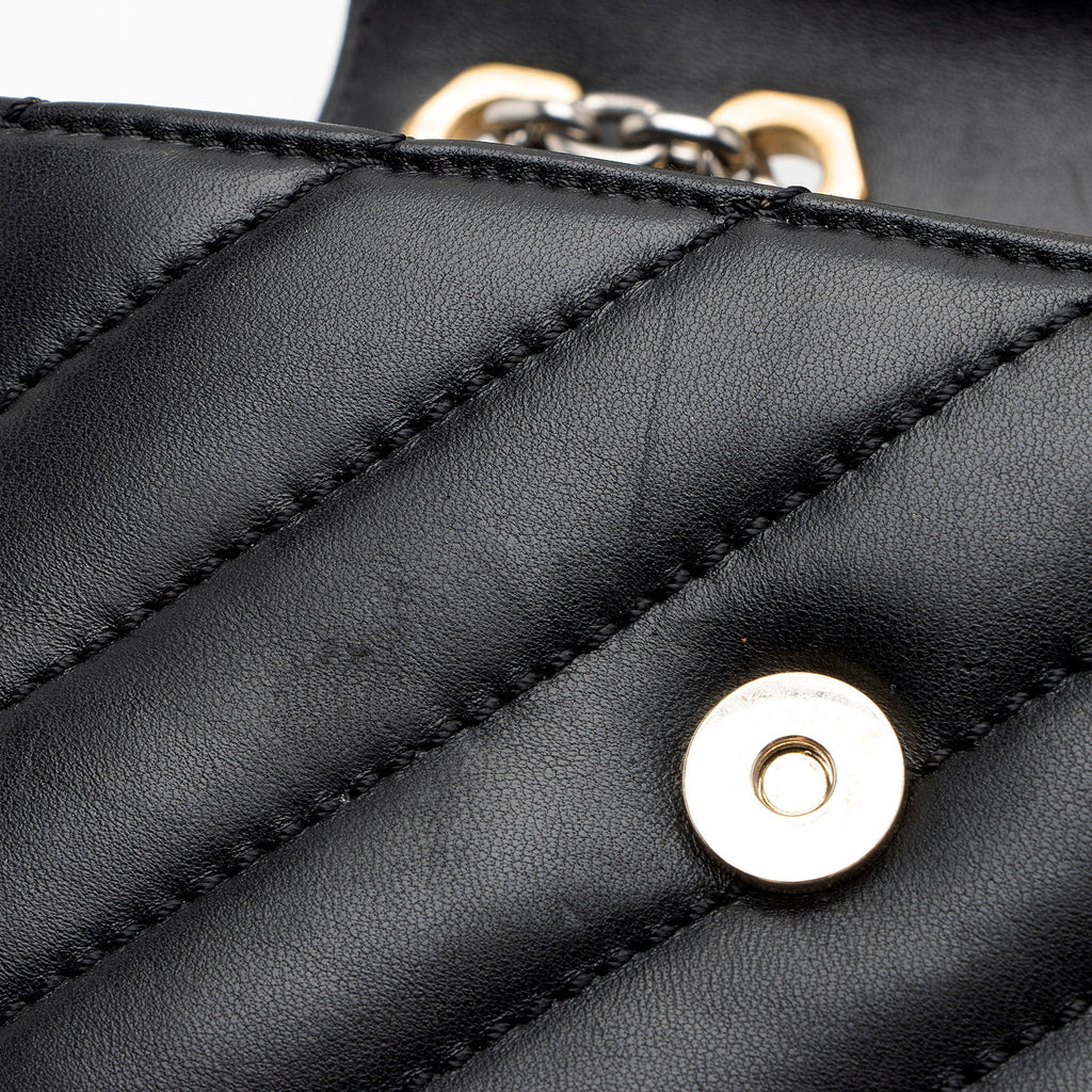 Off-White Quilted Leather Jackhammer 19 Chain Shoulder Bag