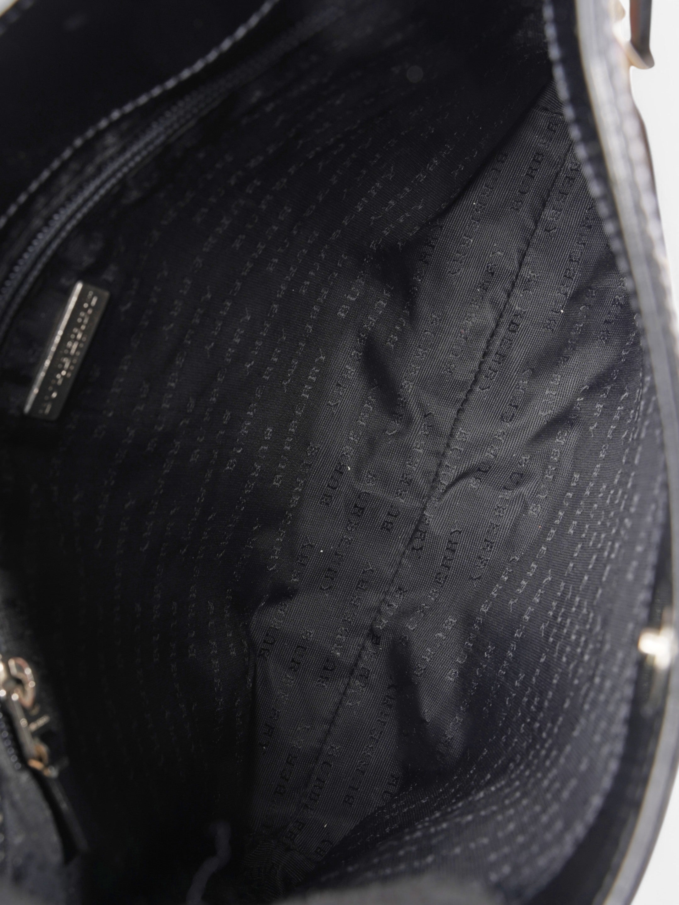 Burberry Shoulder Bag Check Coated Canvas
