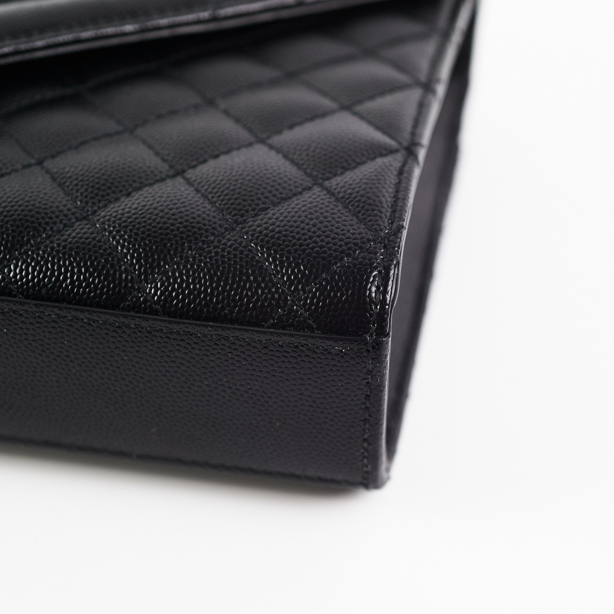 Saint Laurent Medium Black Envelope Shoulder Bag