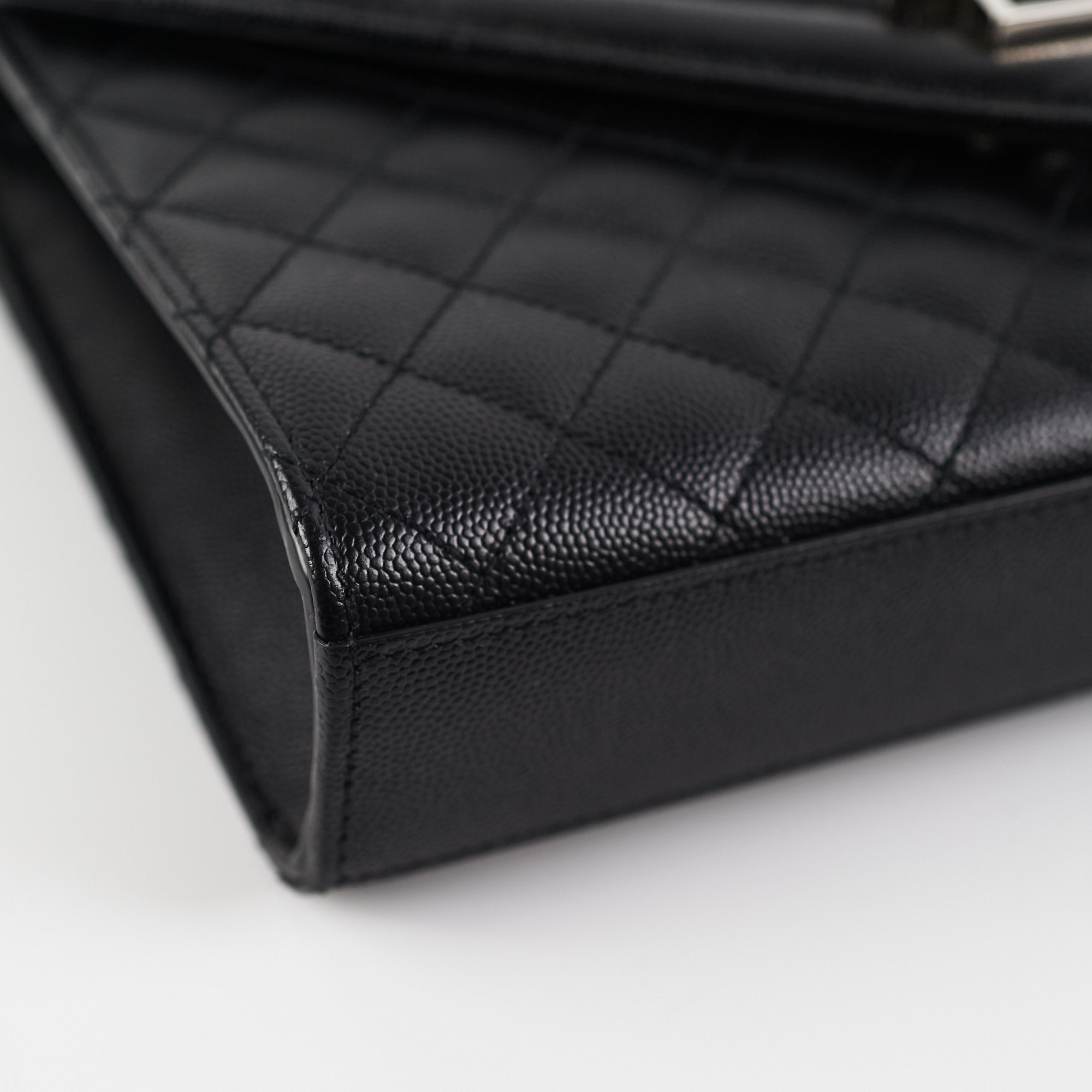 Saint Laurent Medium Black Envelope Shoulder Bag