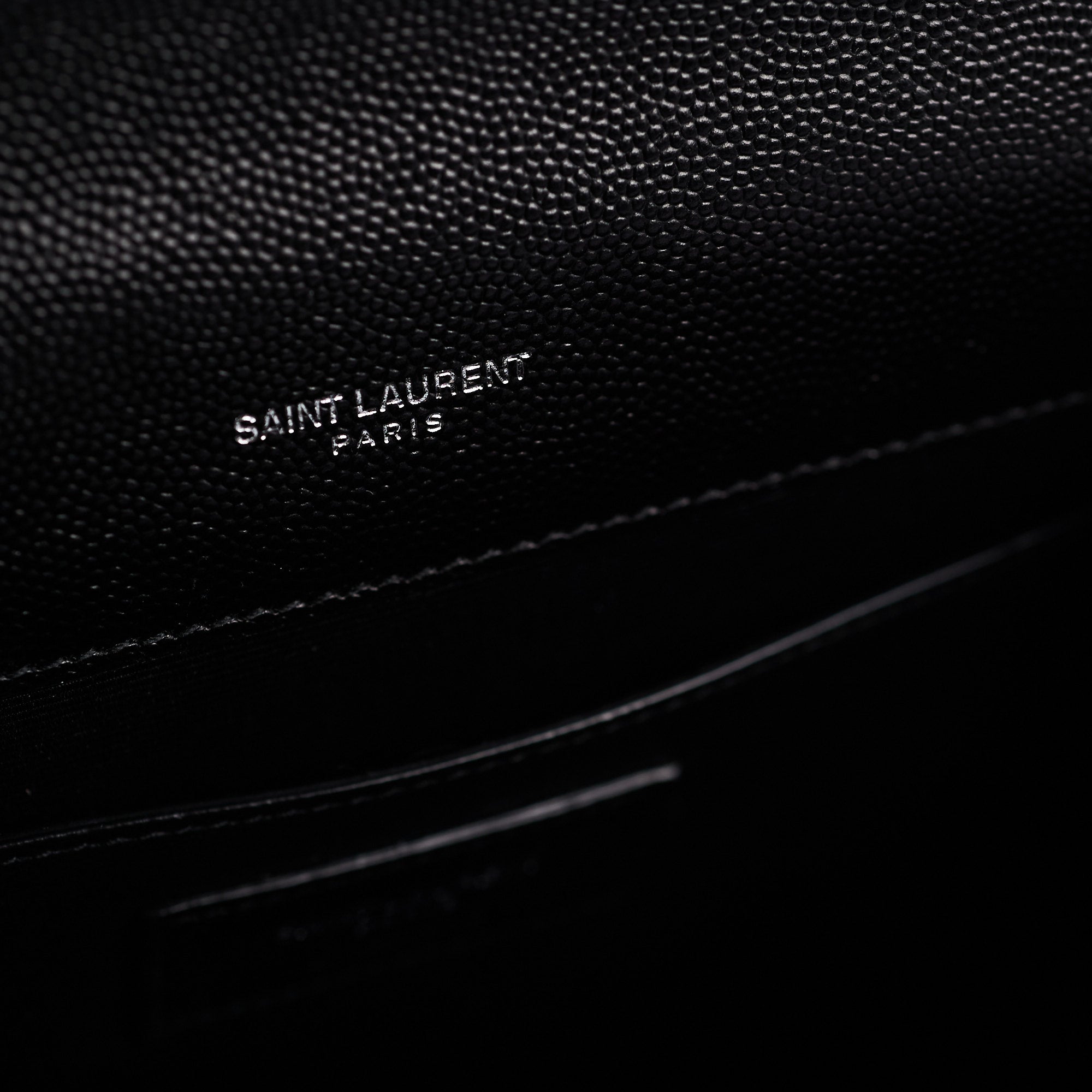 Saint Laurent Medium Black Envelope Shoulder Bag