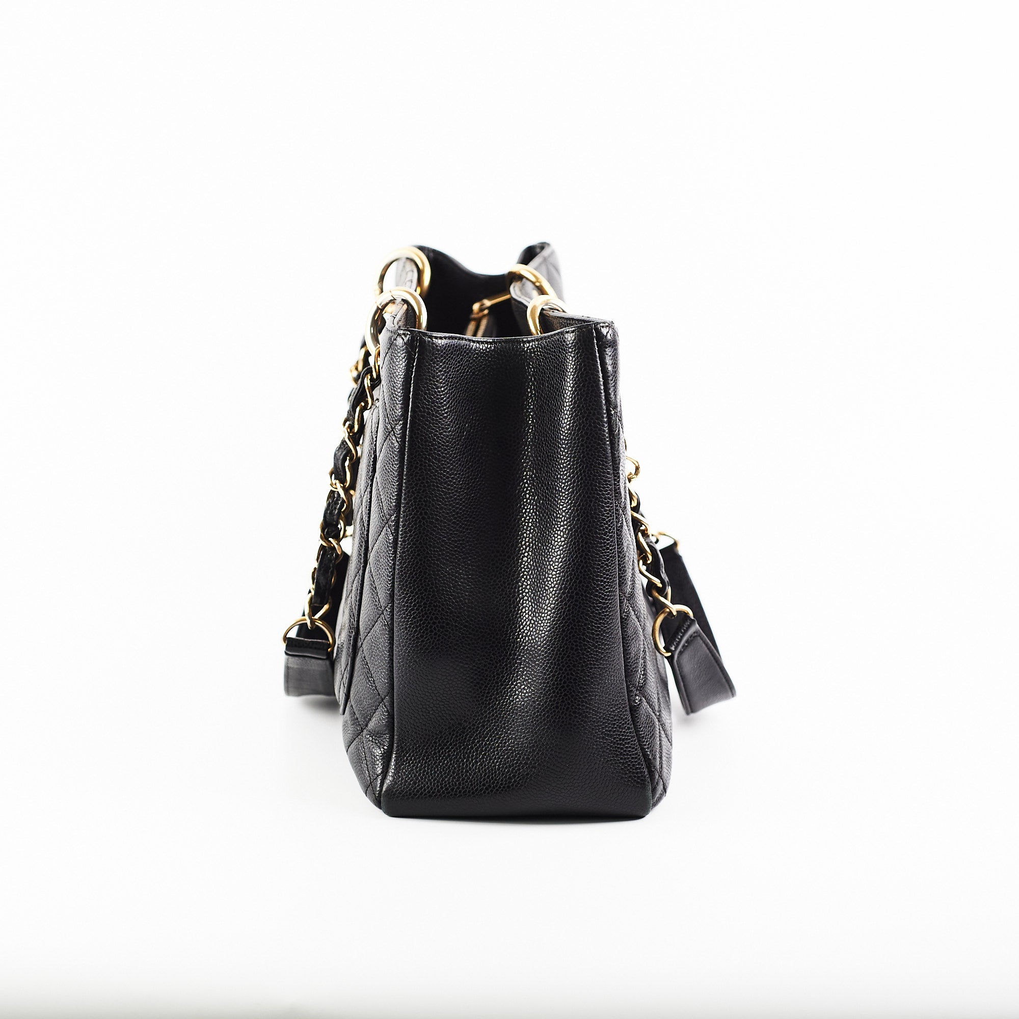 Chanel Black Caviar Grand Shopping Tote GST