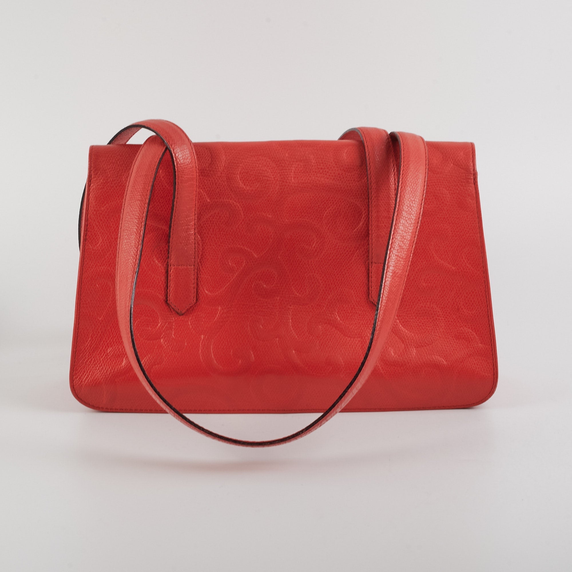Saint Laurent Vintage Red Shoulder Bag