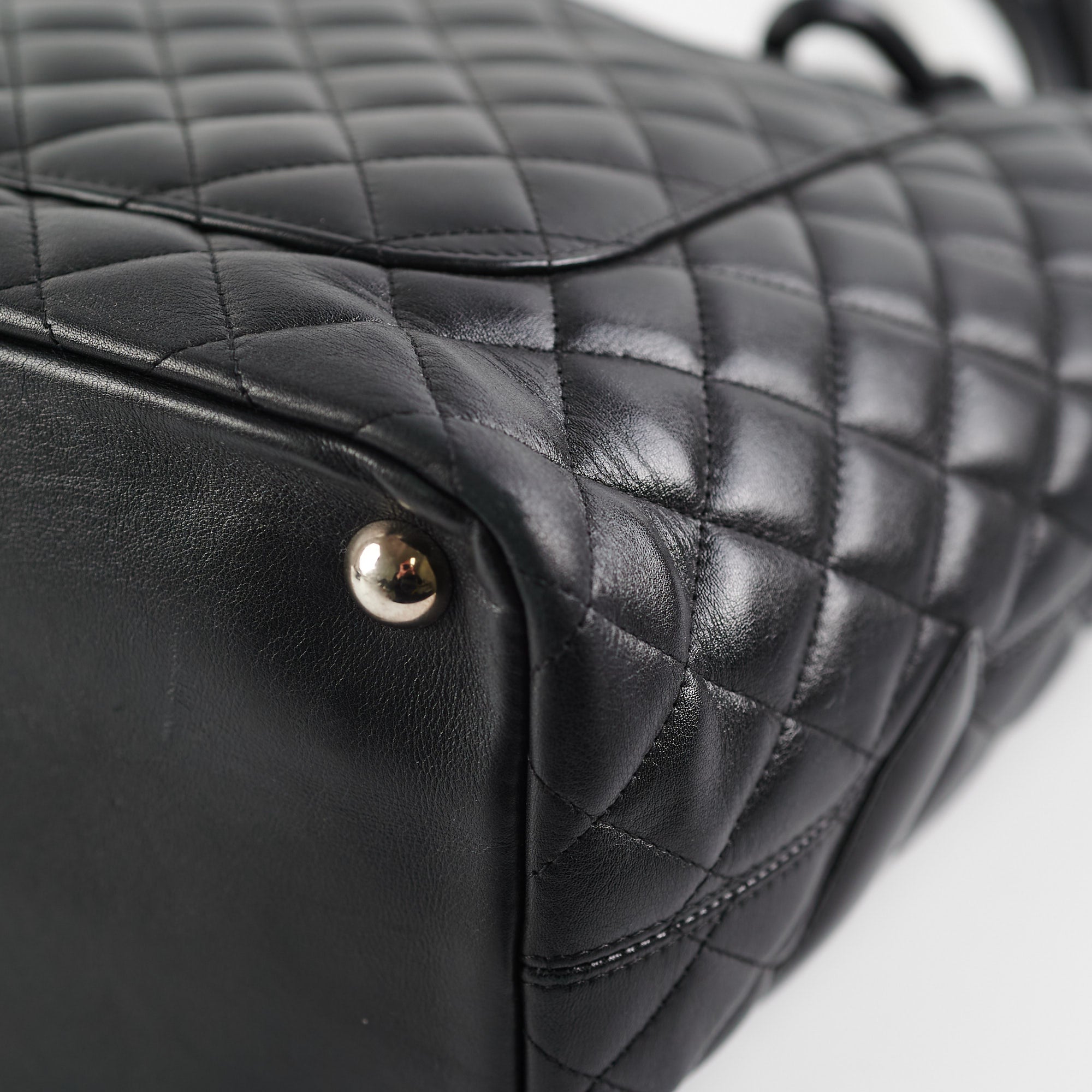 Chanel Cambon Black Lambskin Tote