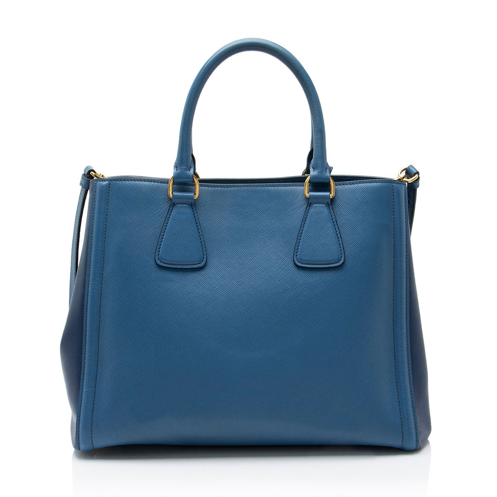 Prada Bicolor Saffiano Lux Tote